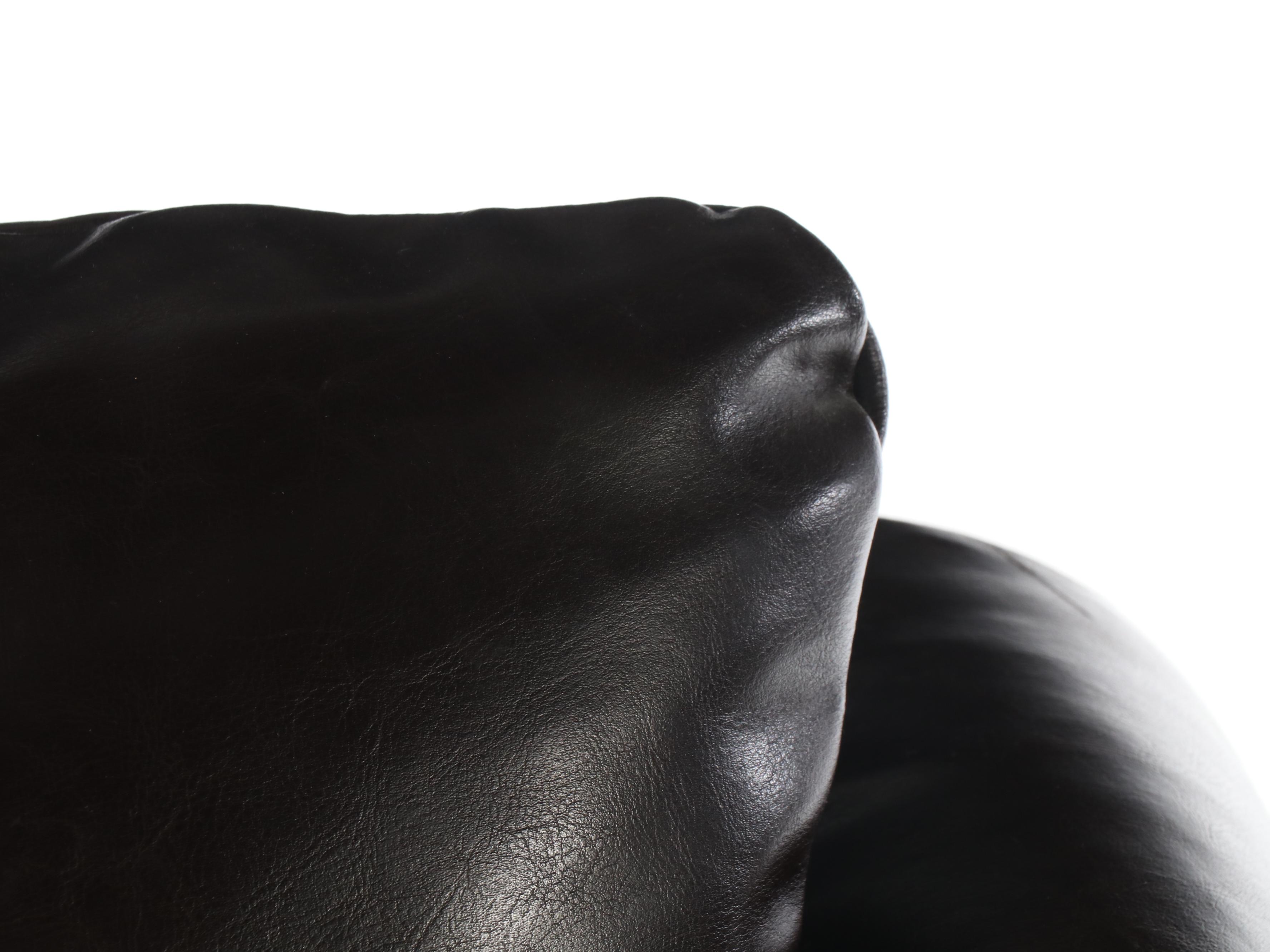 Italsofa Leather Upholstered Armchair, 21st Century