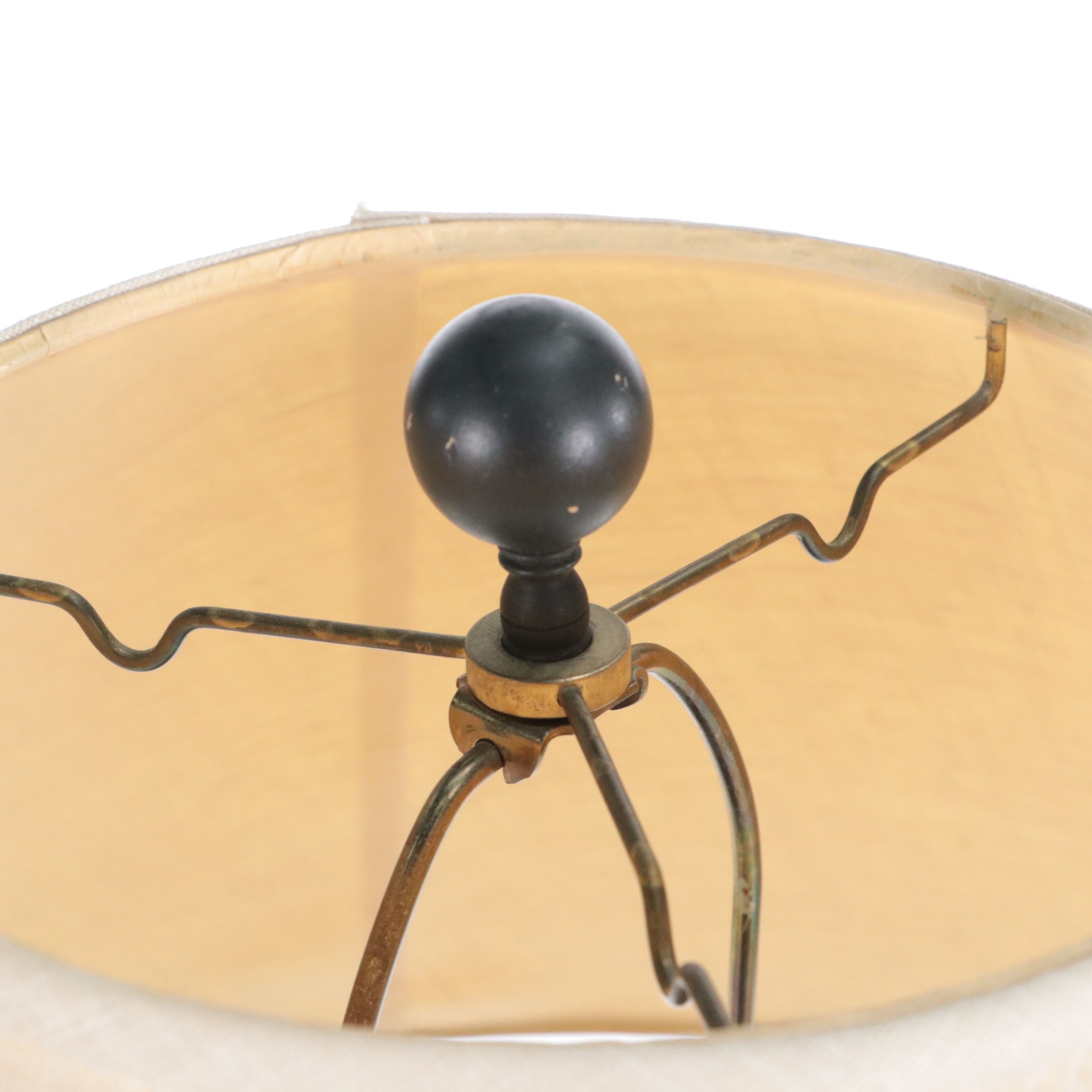 Japanese Cast Iron Hibachi Table Lamp, Mid to Late 20th Century