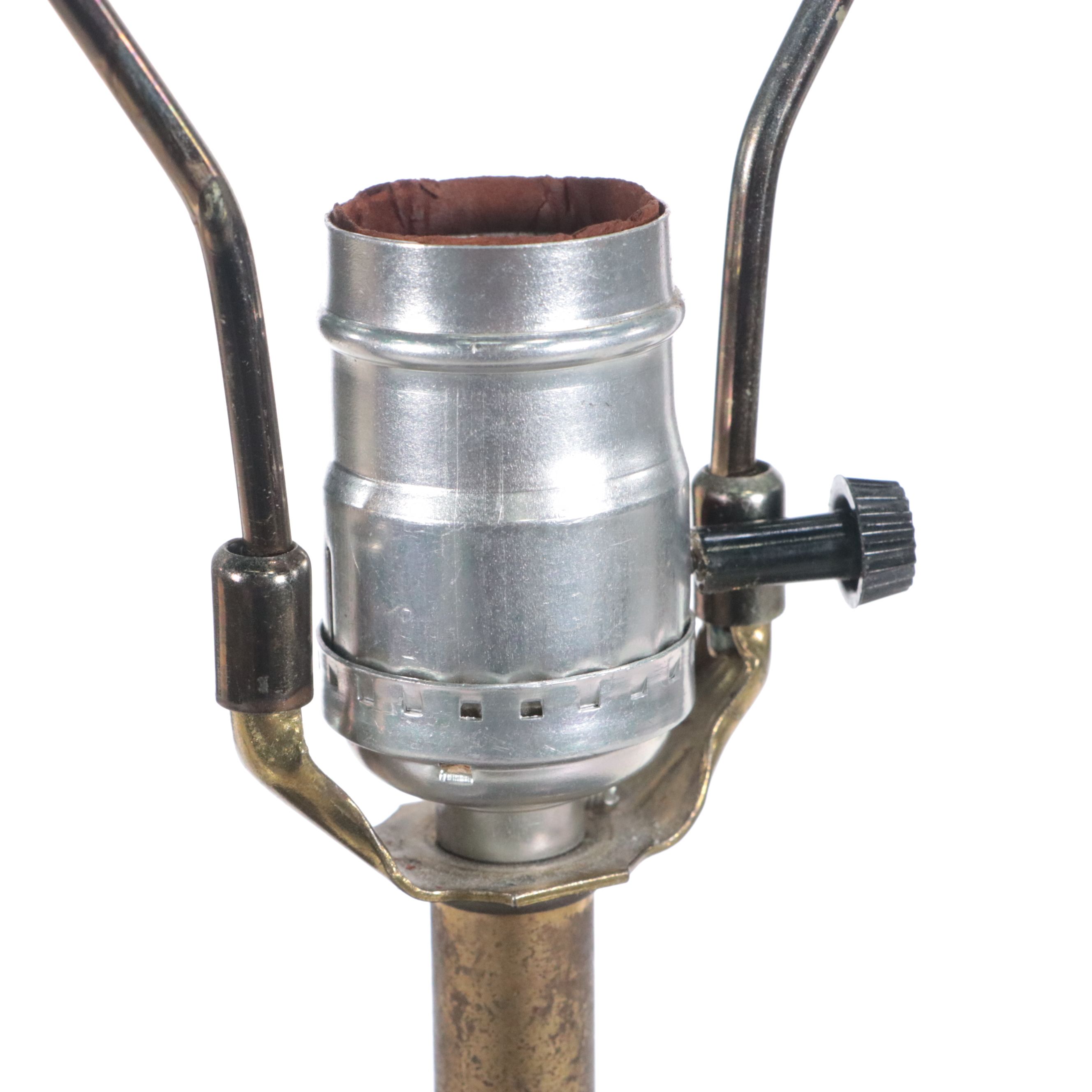 Japanese Cast Iron Hibachi Table Lamp, Mid to Late 20th Century