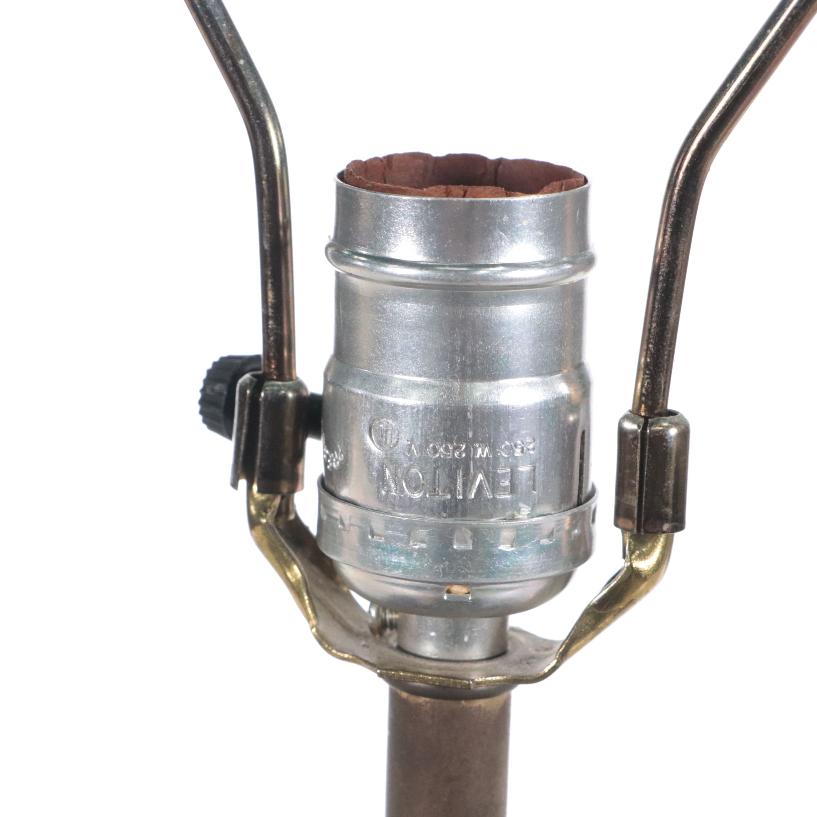 Japanese Cast Iron Hibachi Table Lamp, Mid to Late 20th Century