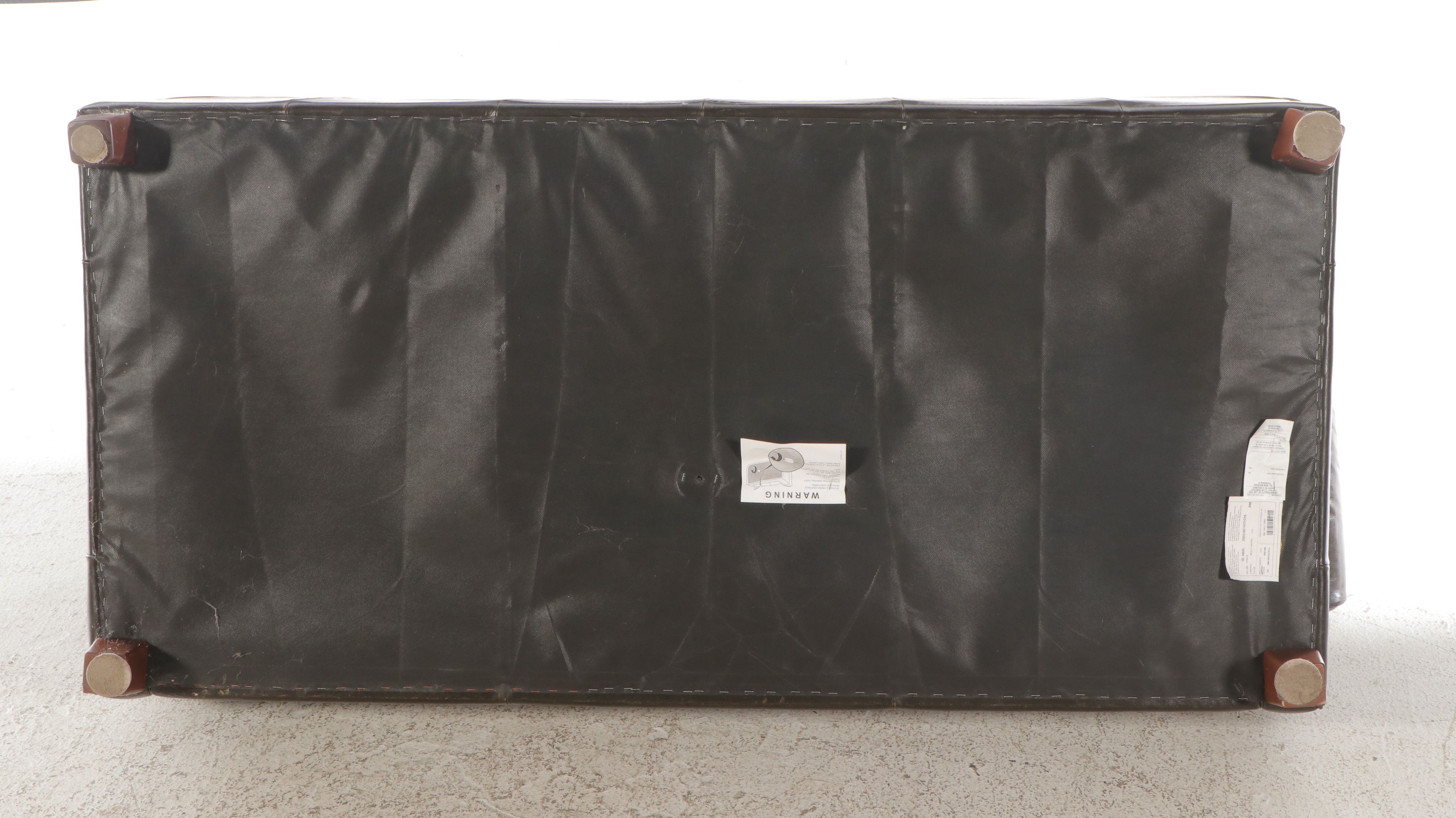 Italsofa Leather Upholstered Sofa, 21st Century