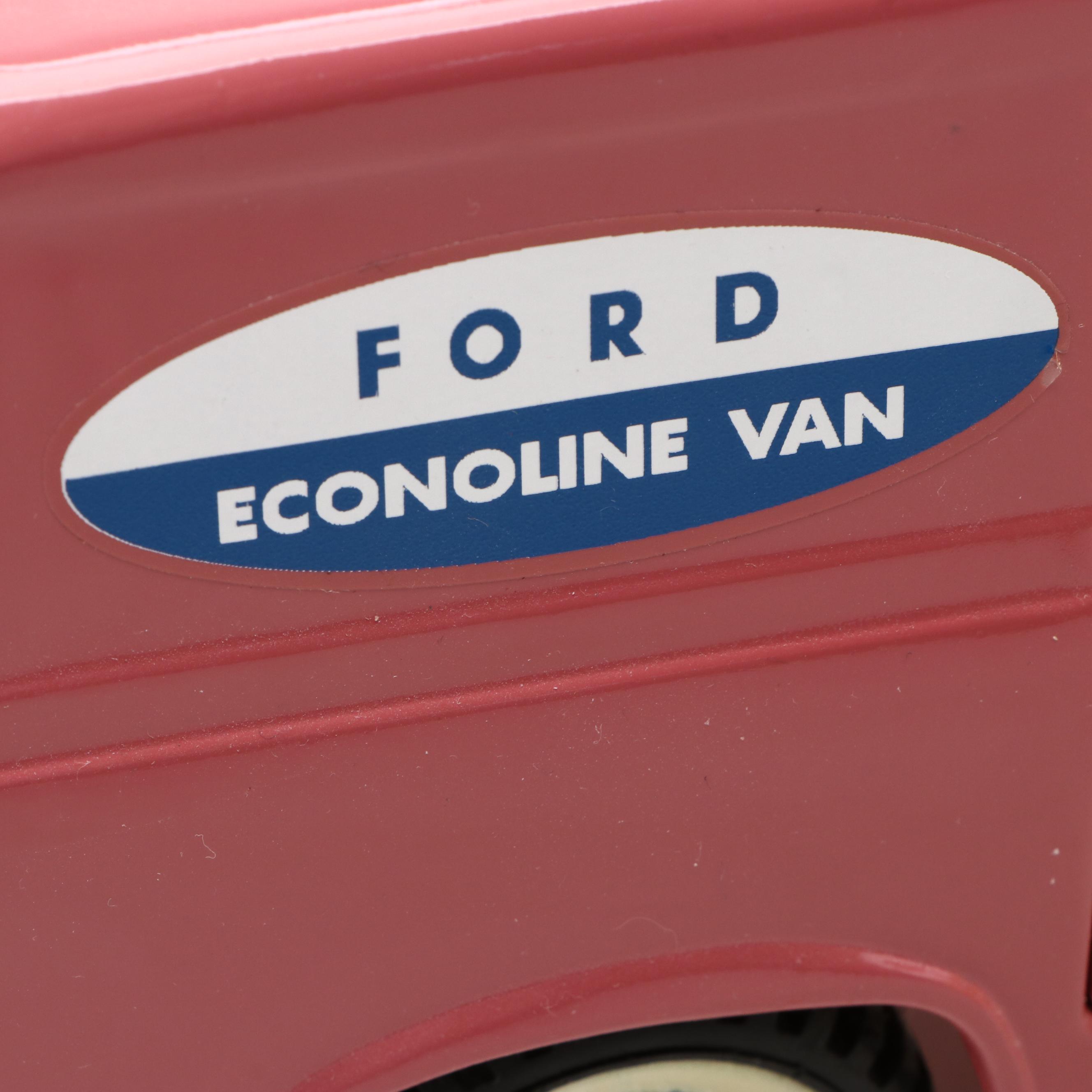 Nylint Pressed Steel Ford Econoline Van and Econoline Ambulance Van, Mid-20th C.