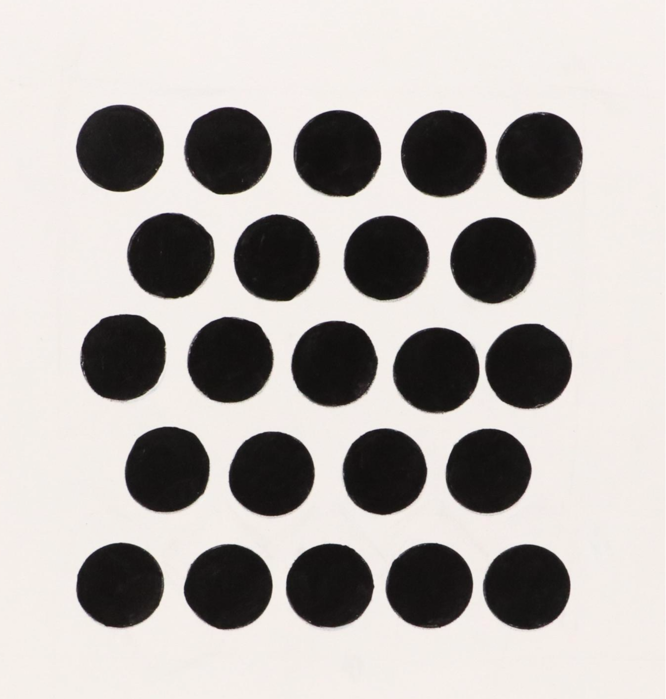 J. Popolin Acrylic Painting "Domino," 21st Century