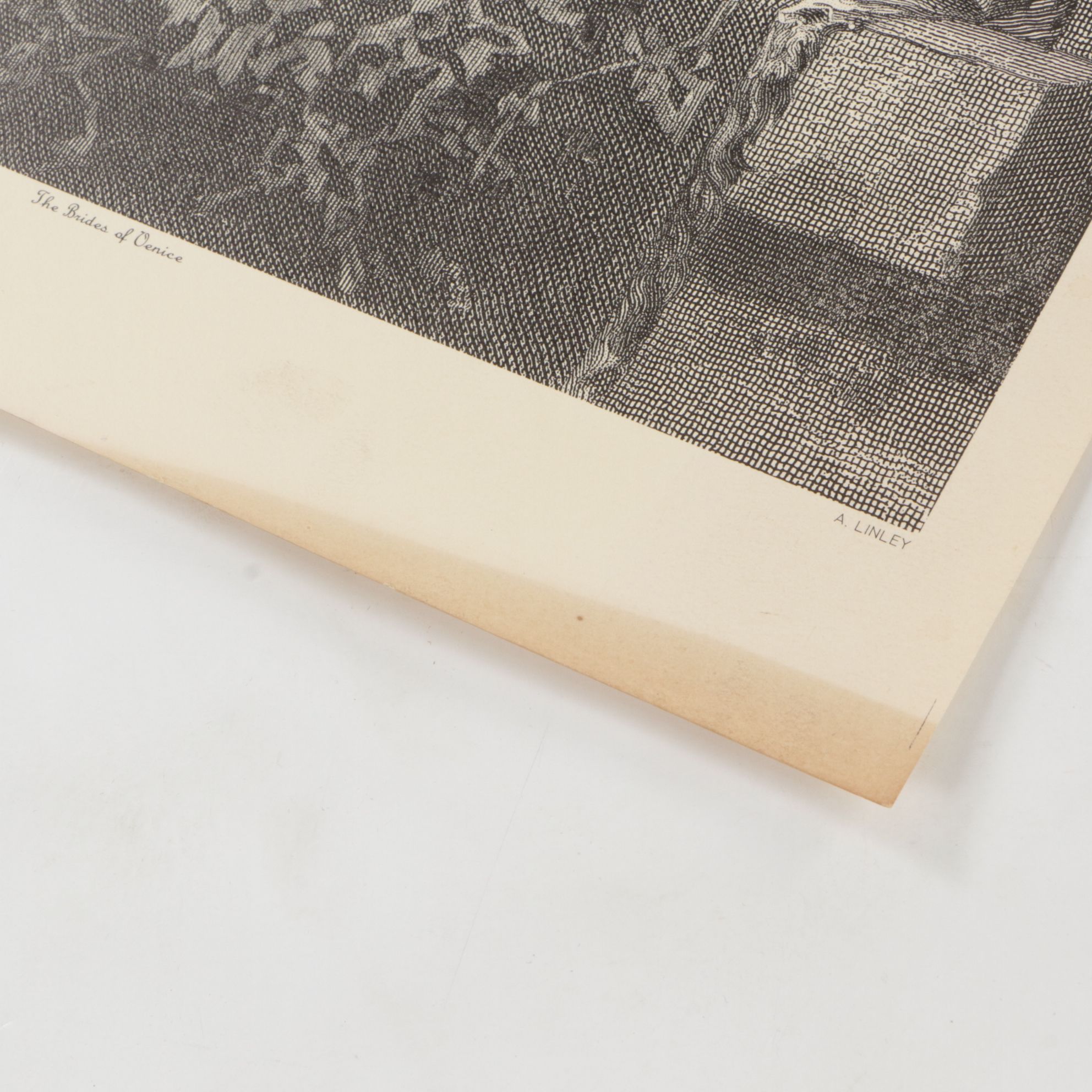 American Screen Process Uncut Lithograph Sheets with "Venice" & More, 1970