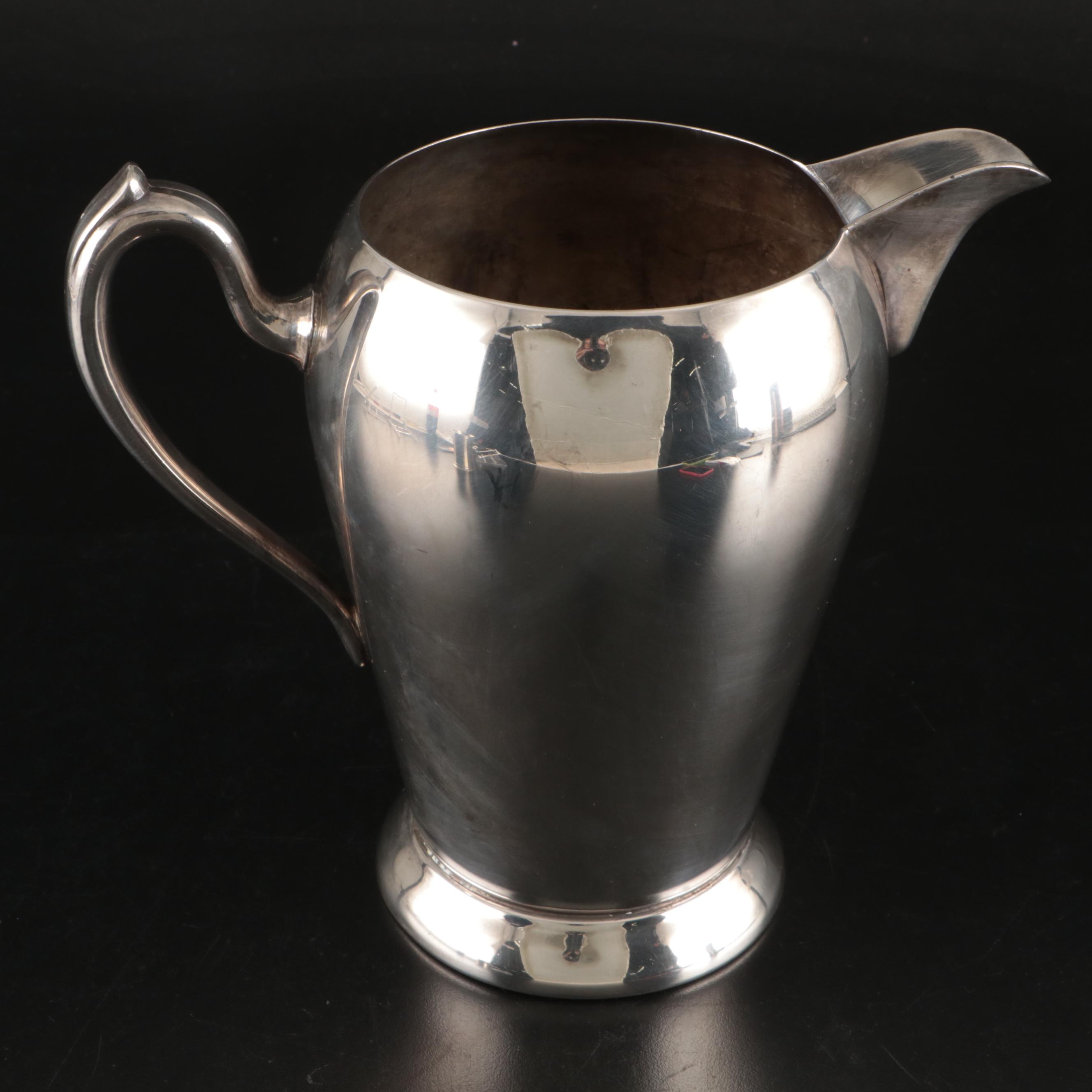 Gorham Silver Plate Tray, Academy Silver Plate Pitcher, and More Serveware