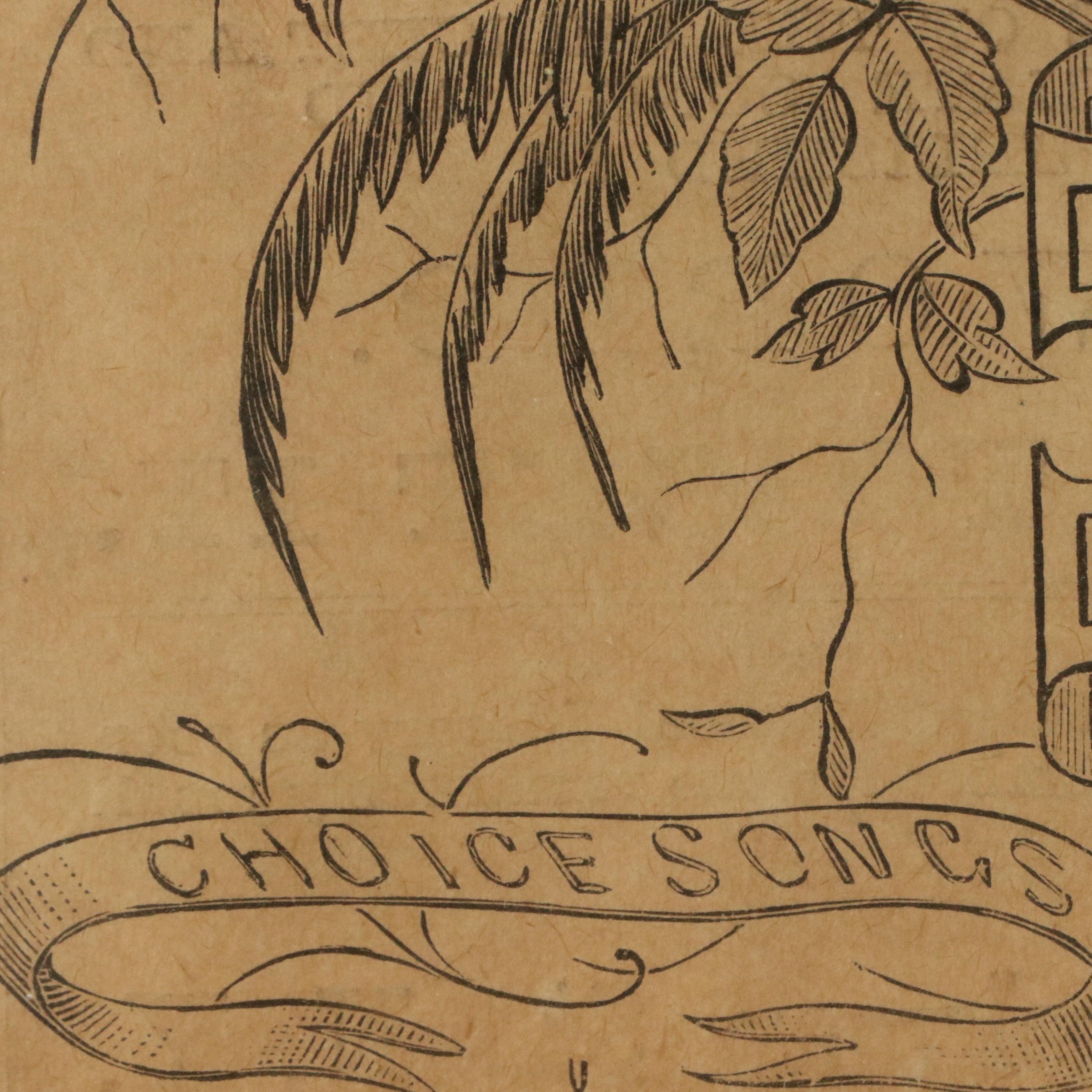 Norman L. Munro "Munro's 10 Cent Musical Library" Cover, 19th Century