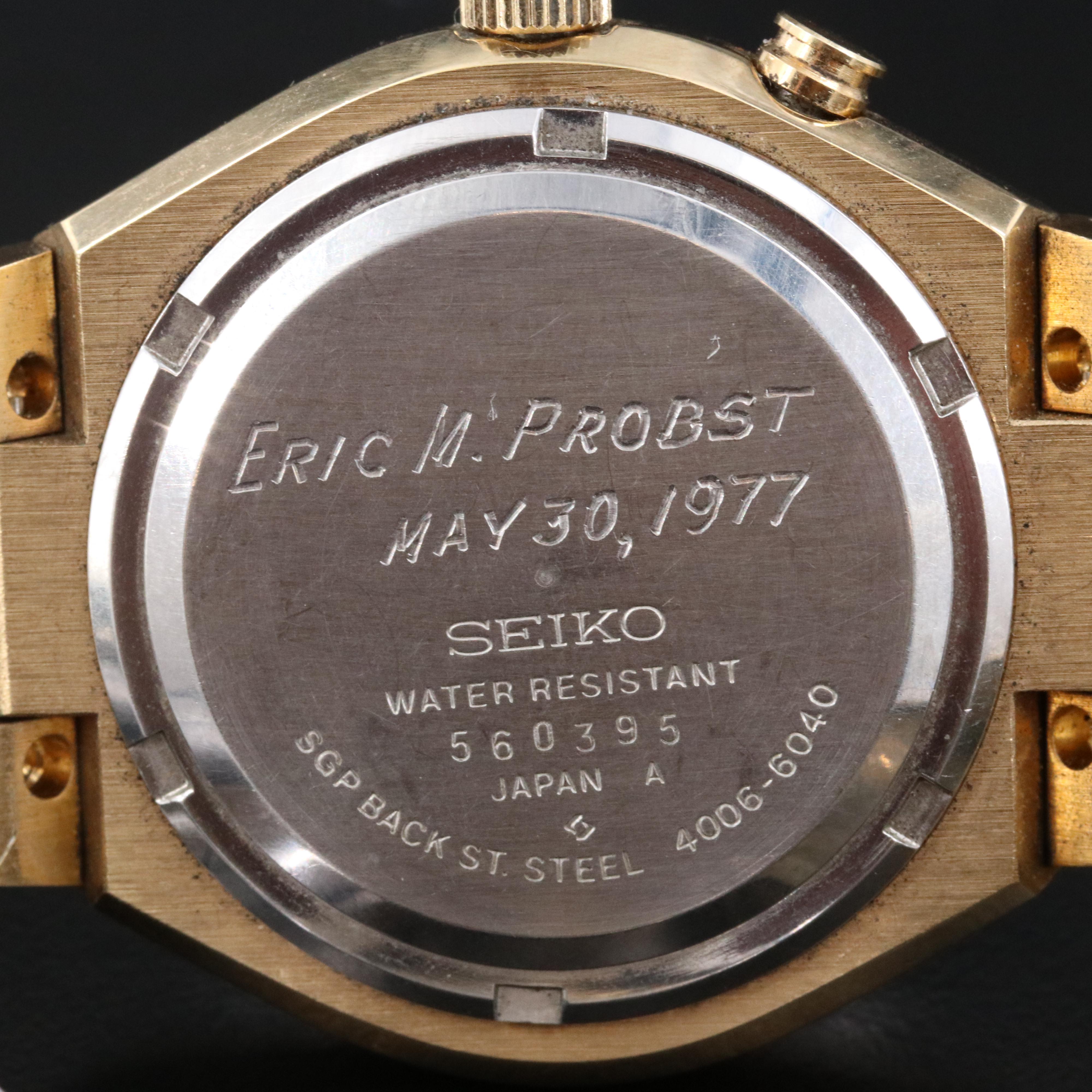 Seiko Quartz Chronograph Sport 150 and Seiko Bell-Matic Stem Wind Watches