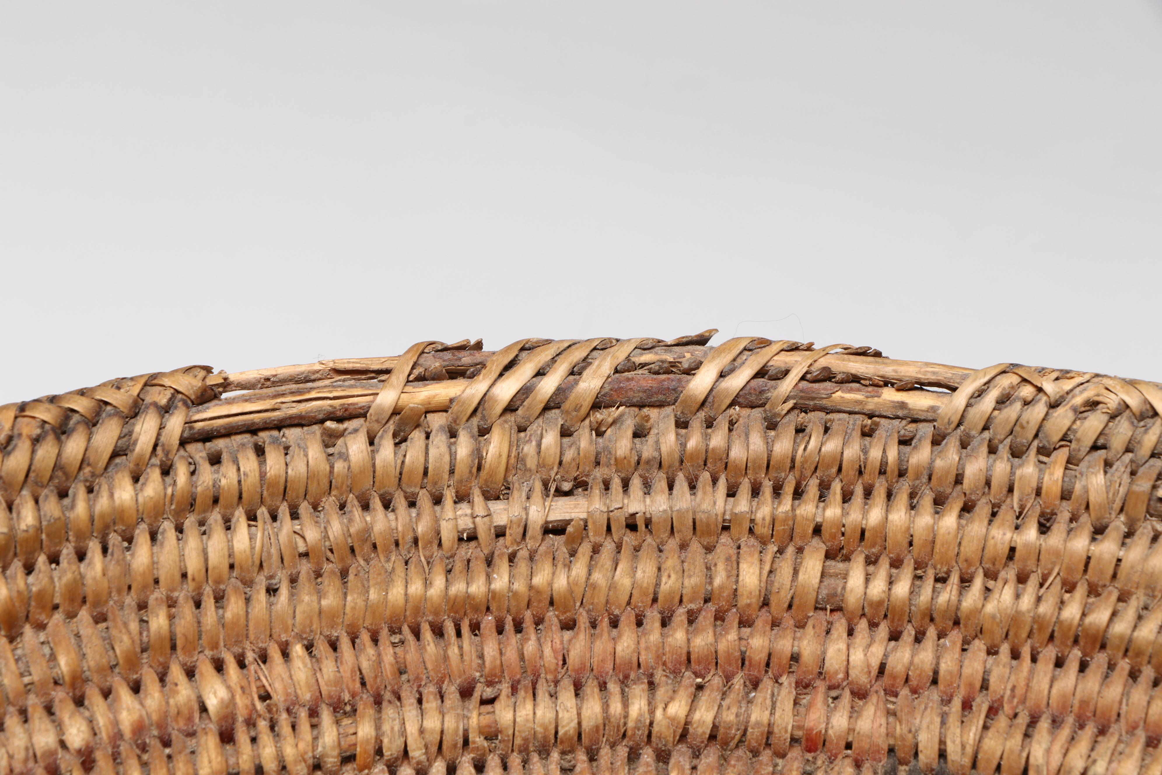 Three Indigenous Great Basin Paiute Coiled Basketry Utility Forms