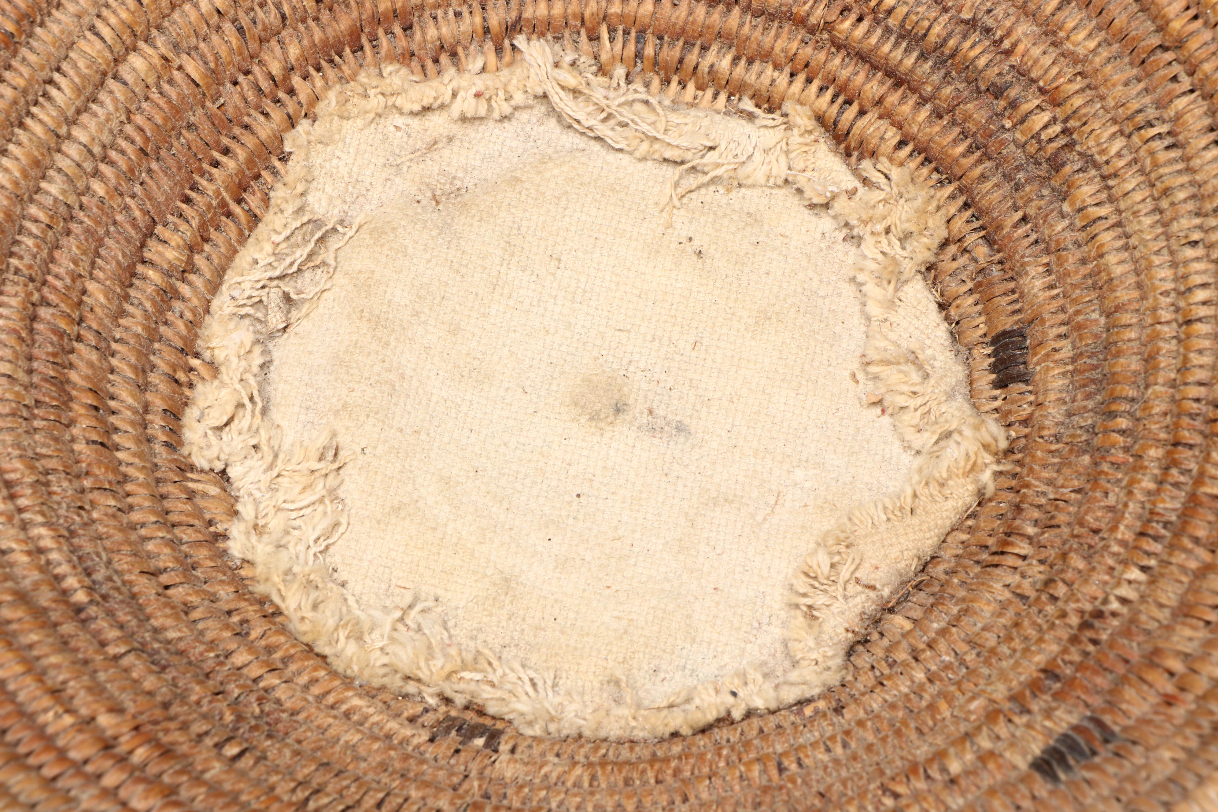 Three Indigenous Great Basin Paiute Coiled Basketry Utility Forms