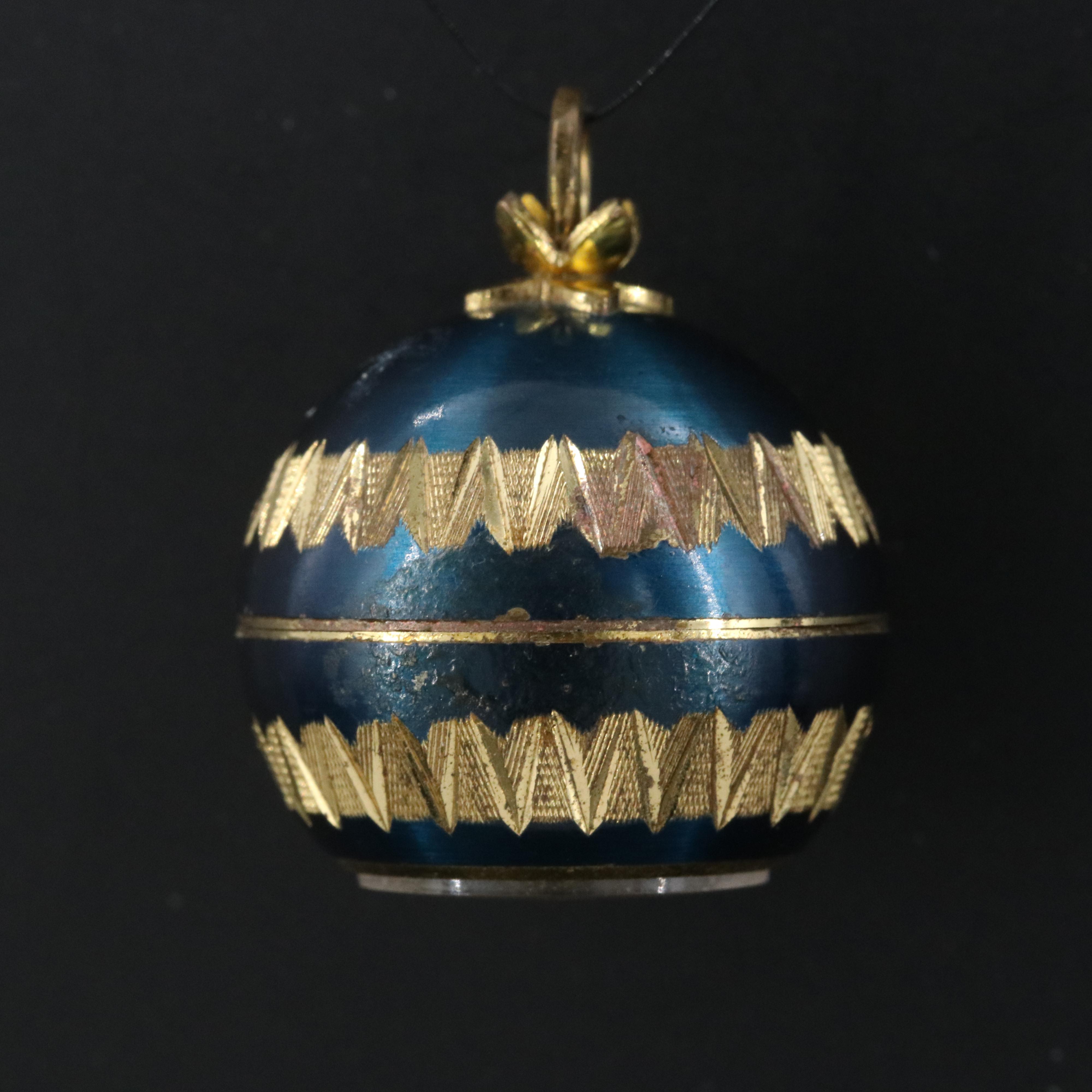 Croba Russian Gold Filled and Bucherer Enamel with Gilt Swiss Pendant Watches