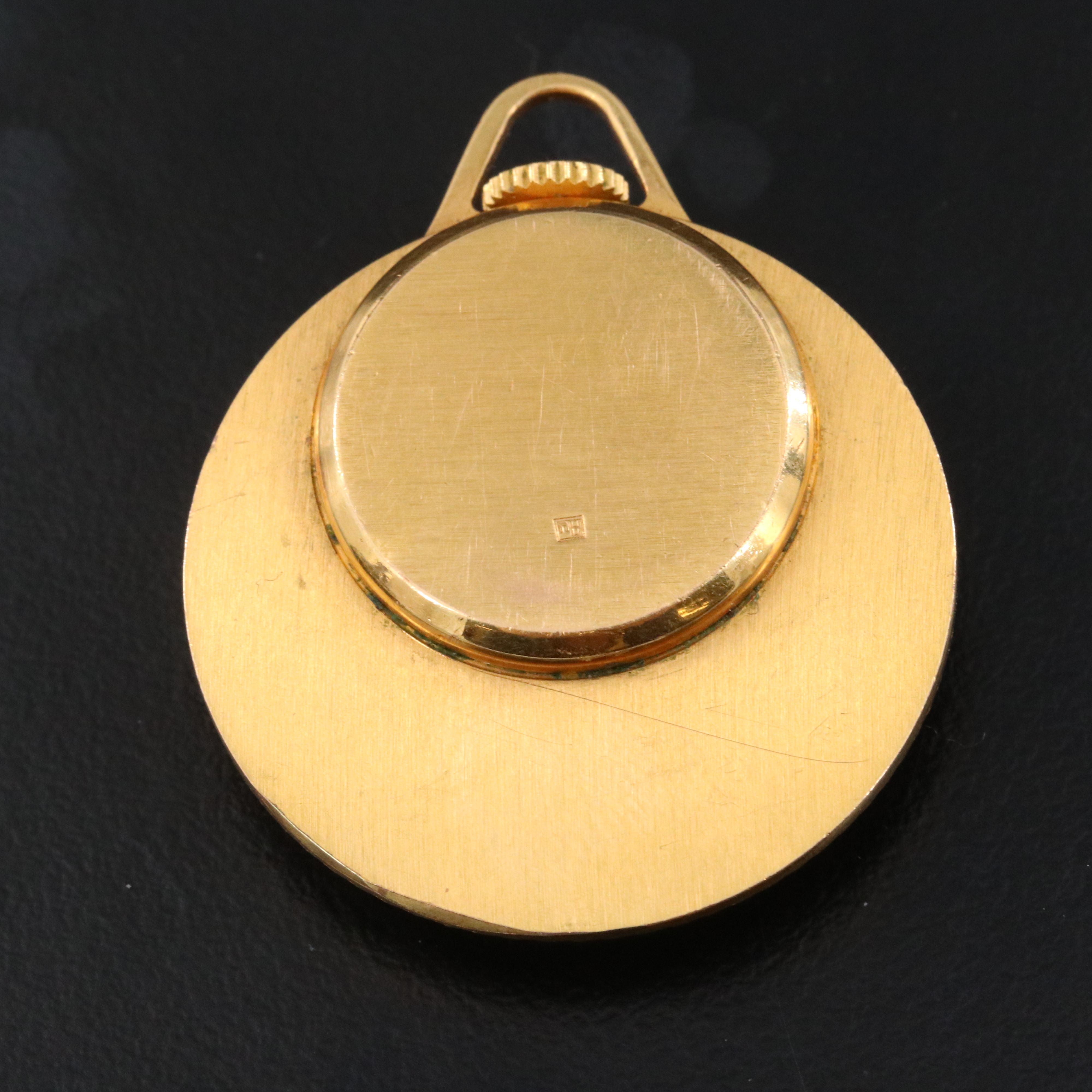 Croba Russian Gold Filled and Bucherer Enamel with Gilt Swiss Pendant Watches