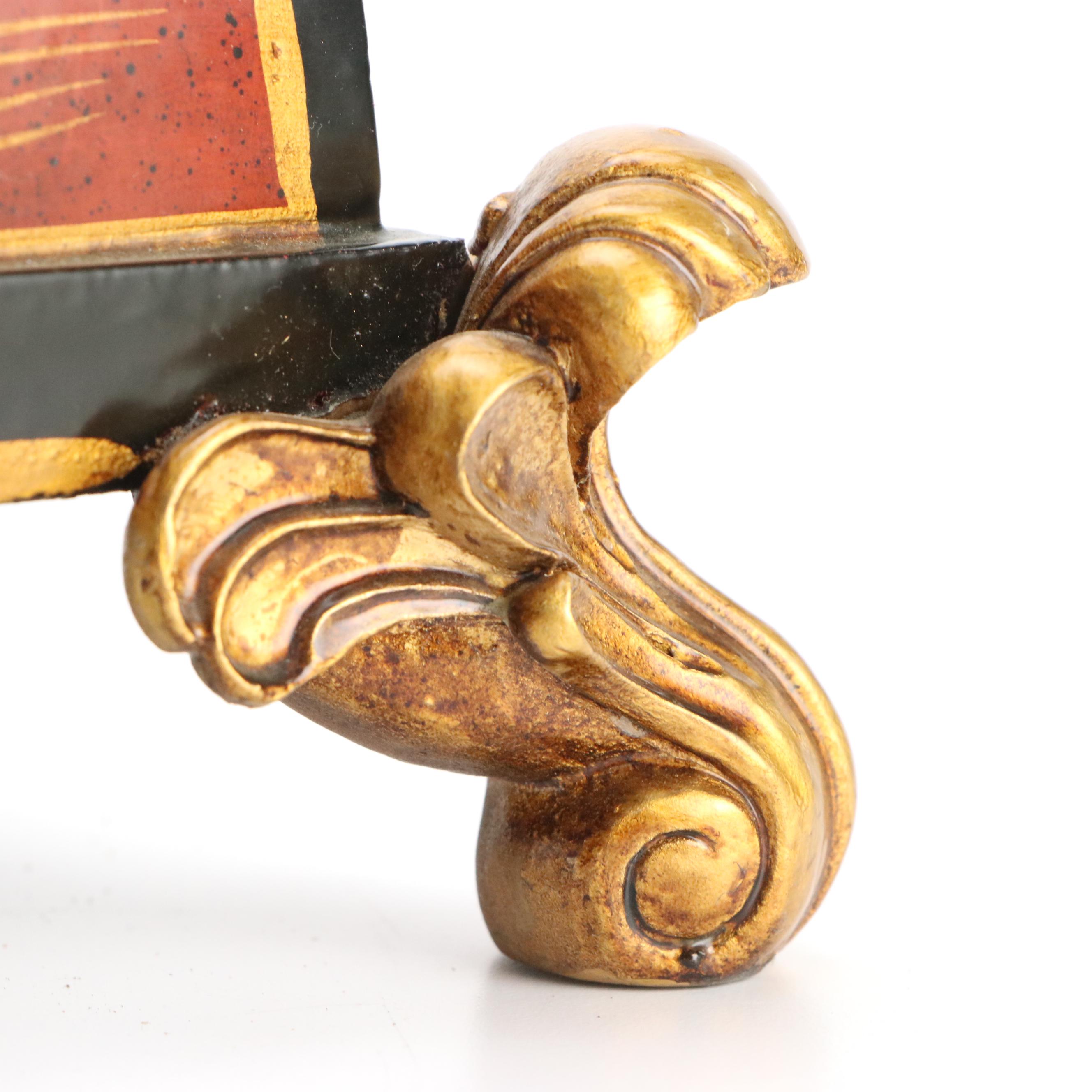 French Style Chinoiserie Wooden Box