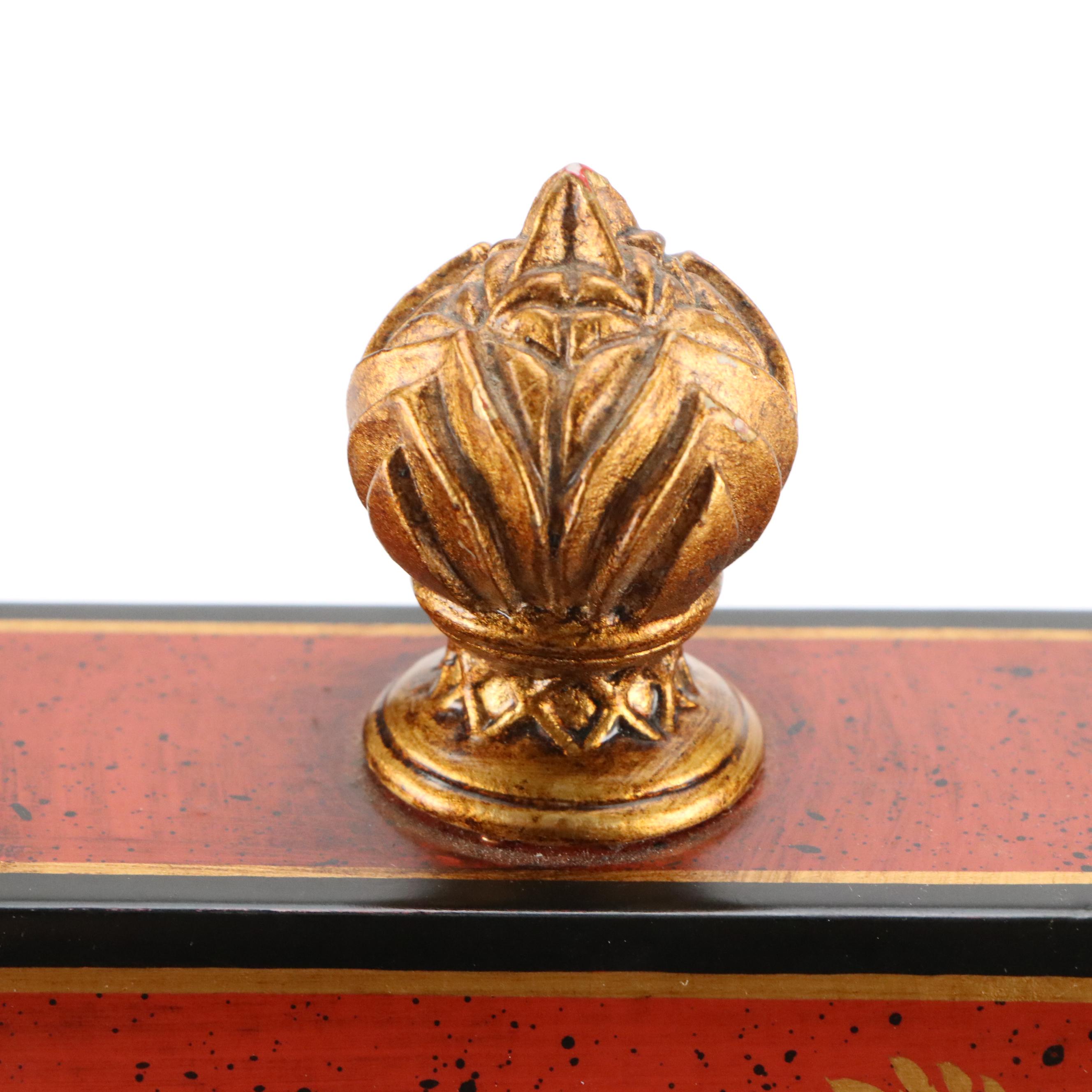 French Style Chinoiserie Wooden Box