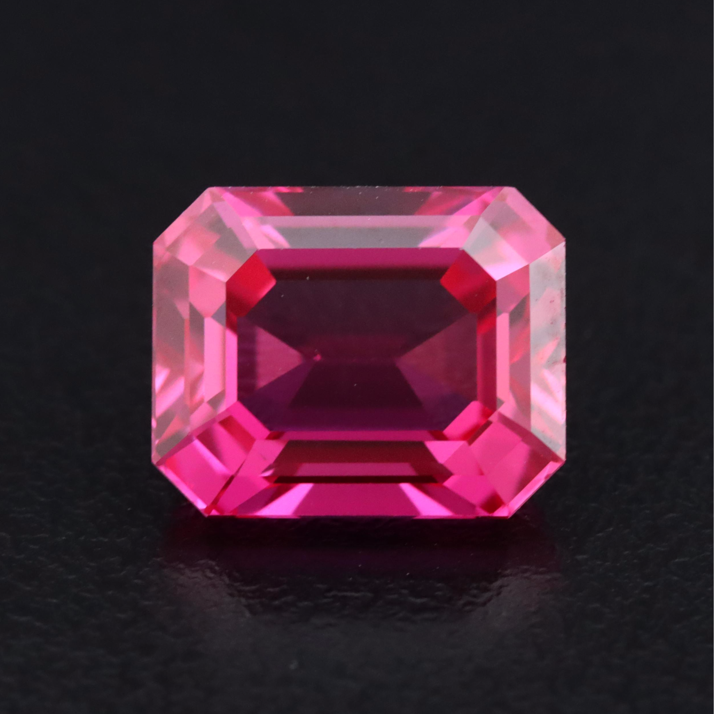 Loose 6.69 CT Lab Grown Ruby