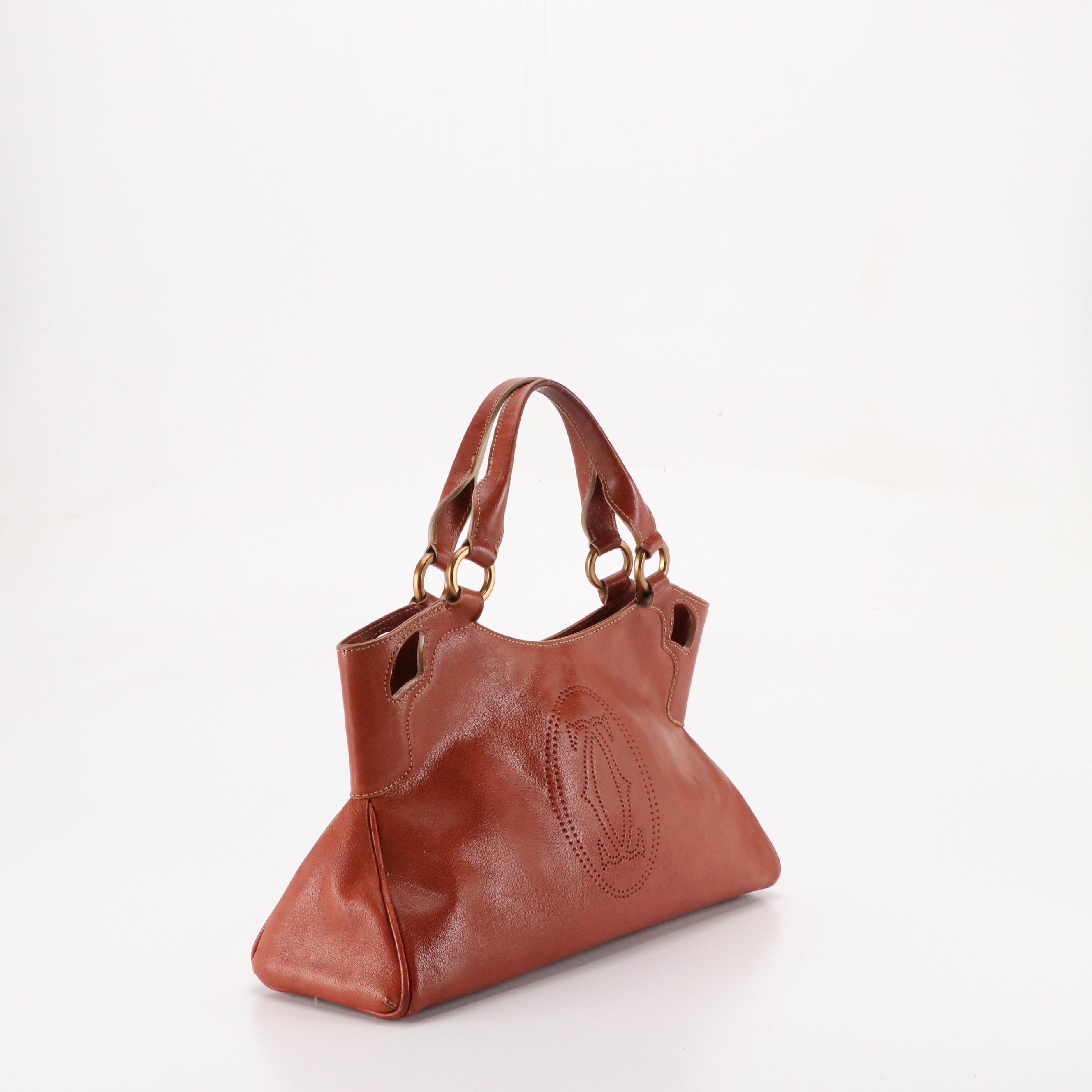 Cartier Marcello de Cartier Leather Handbag