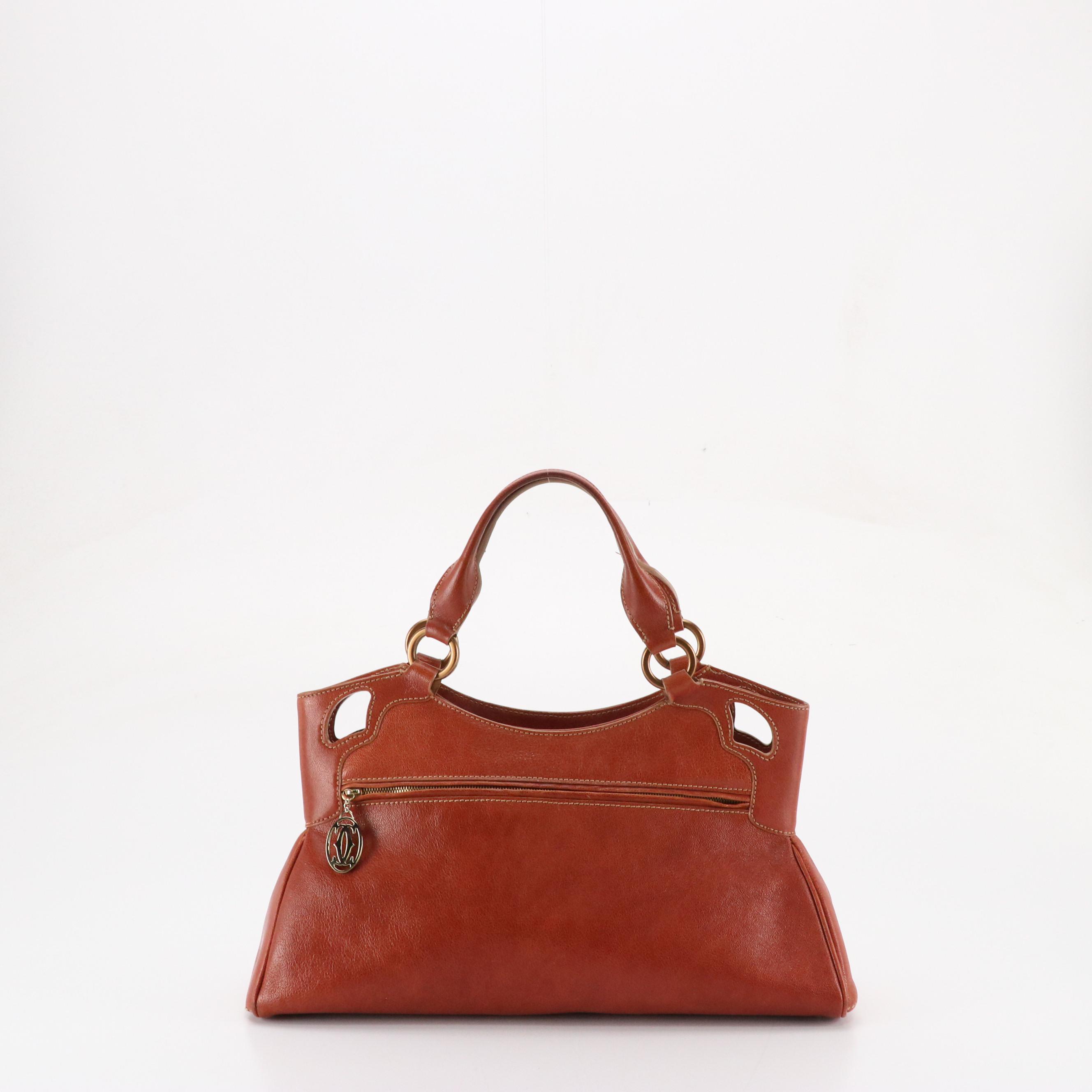 Cartier Marcello de Cartier Leather Handbag