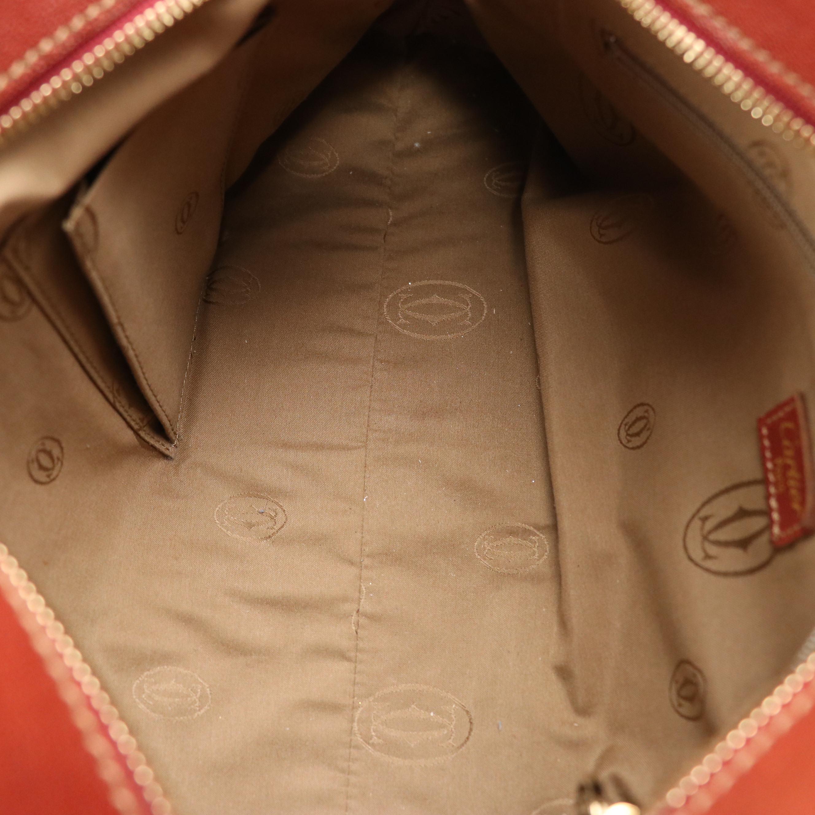 Cartier Marcello de Cartier Leather Handbag