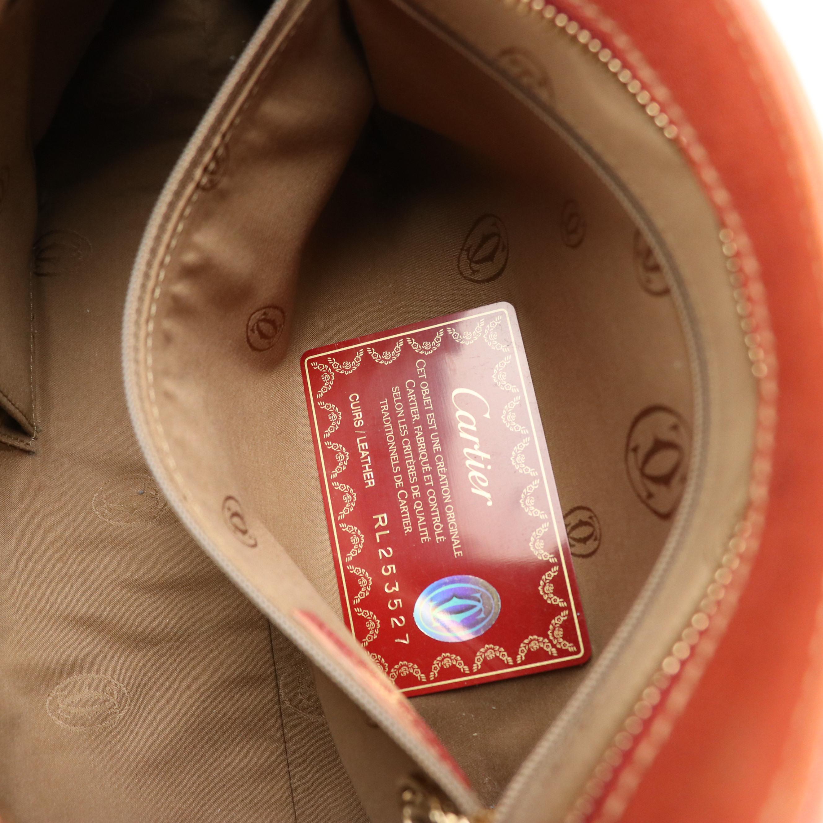 Cartier Marcello de Cartier Leather Handbag