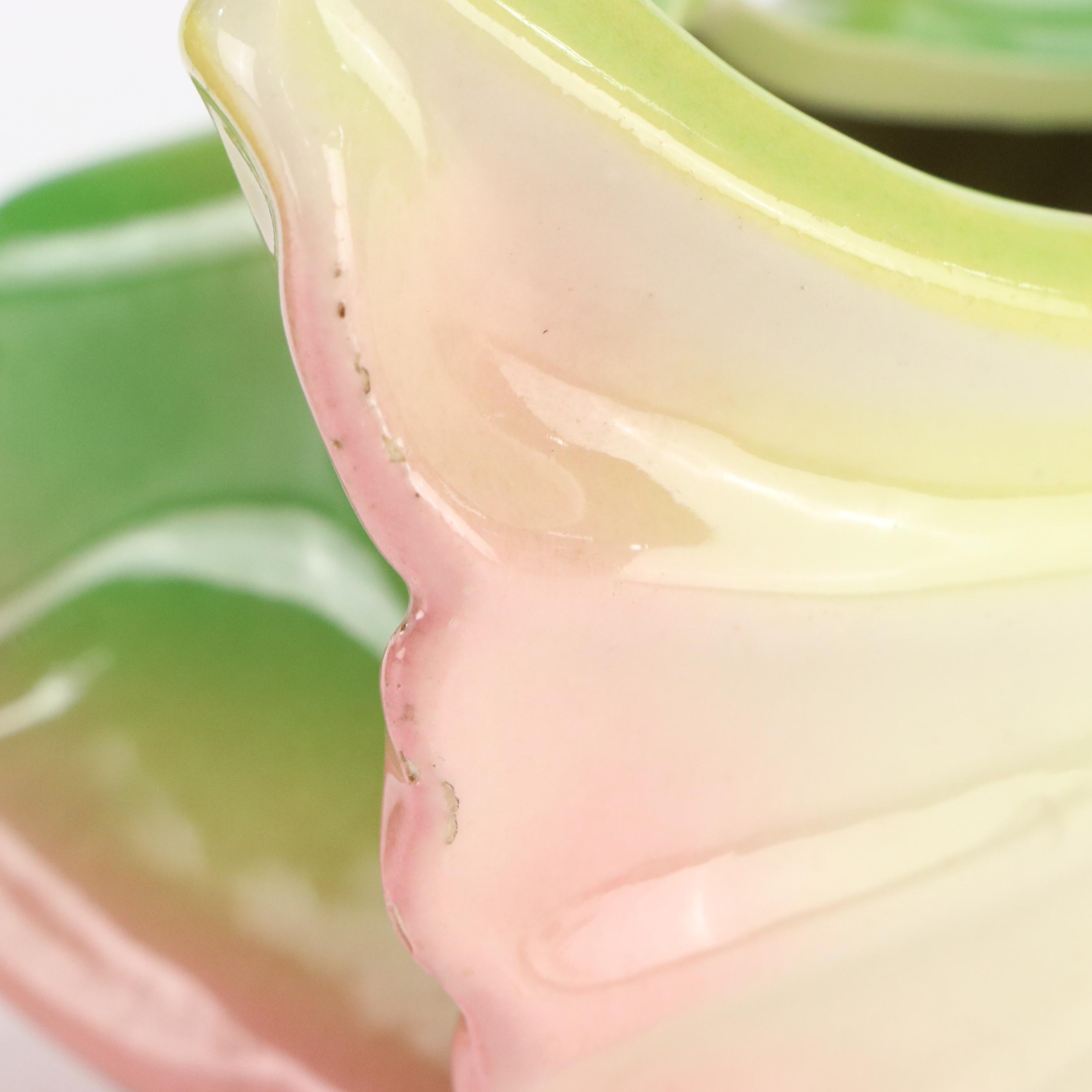 Pair of Vintage Figural Dancing Girl Planters, Mid-20th Century