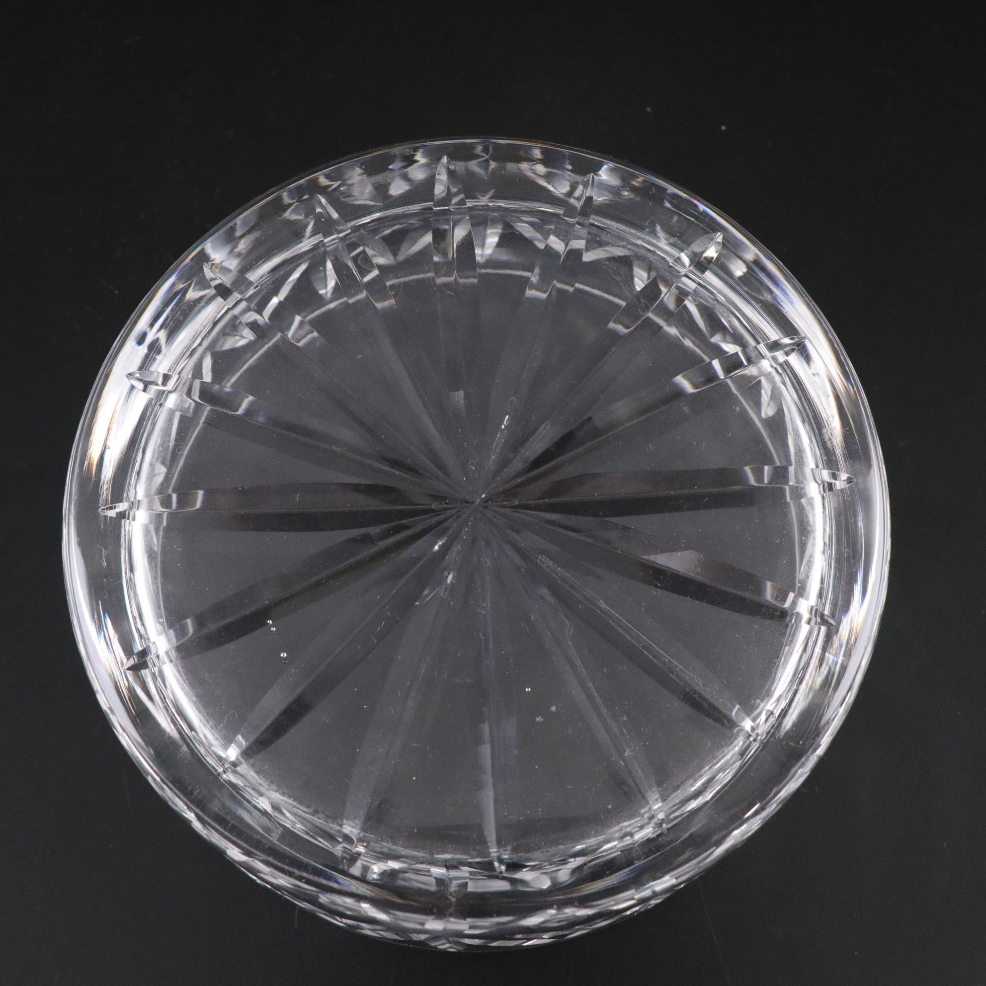 Waterford Crystal Bottle Coaster, Bowl, with Sugar & Creamer
