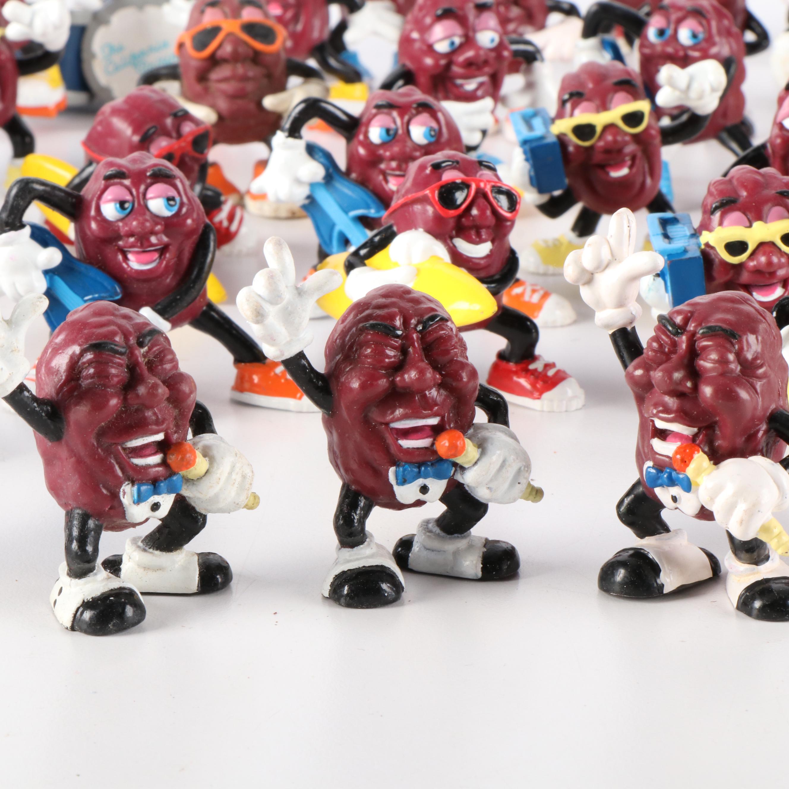 Vintage 80s California Raisins Applause Action Figurines