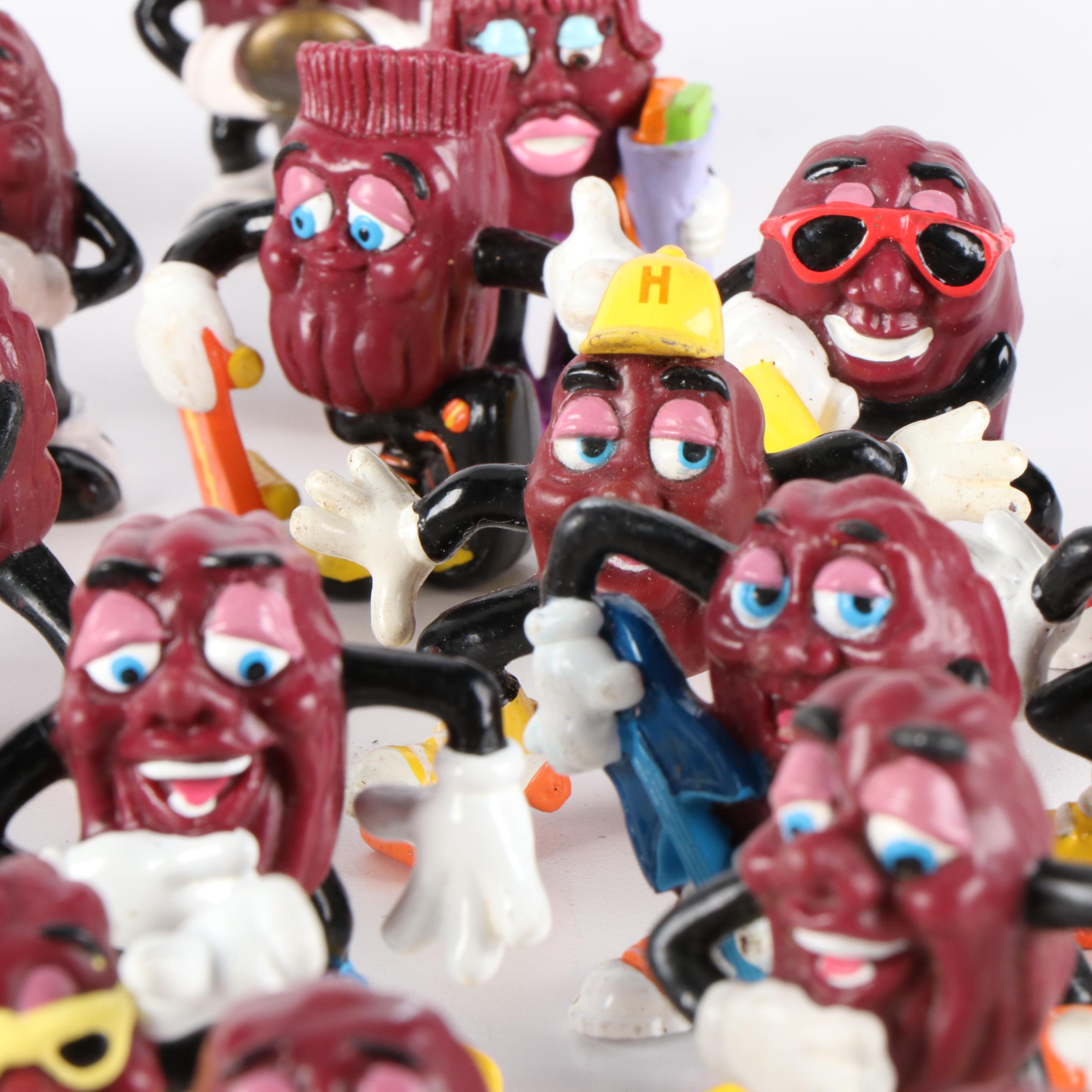 Vintage 80s California Raisins Applause Action Figurines