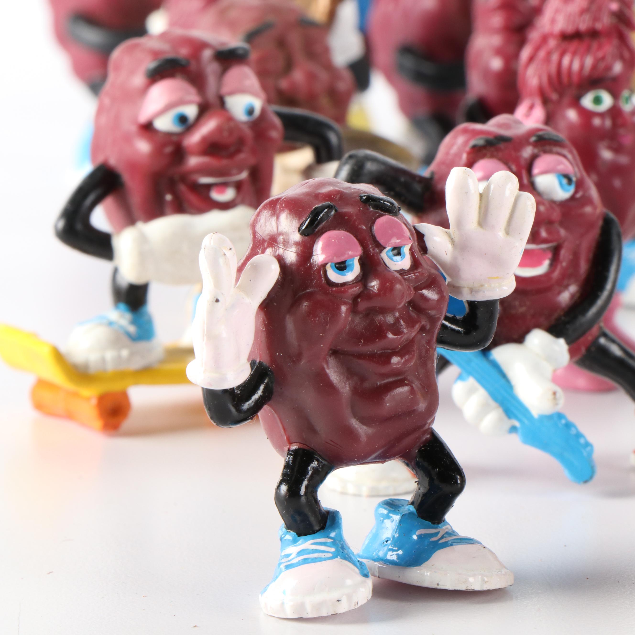 Vintage 80s California Raisins Applause Action Figurines