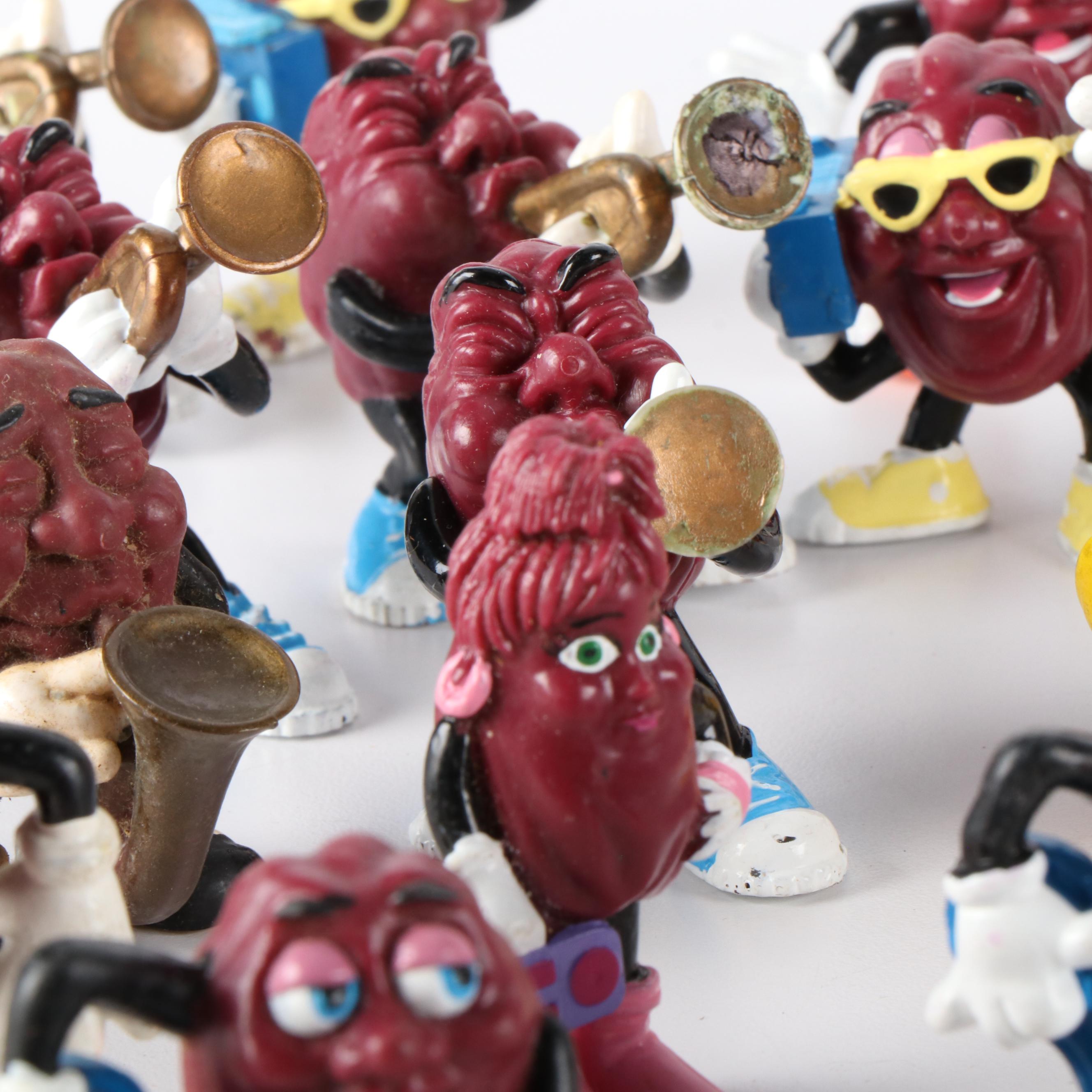 Vintage 80s California Raisins Applause Action Figurines
