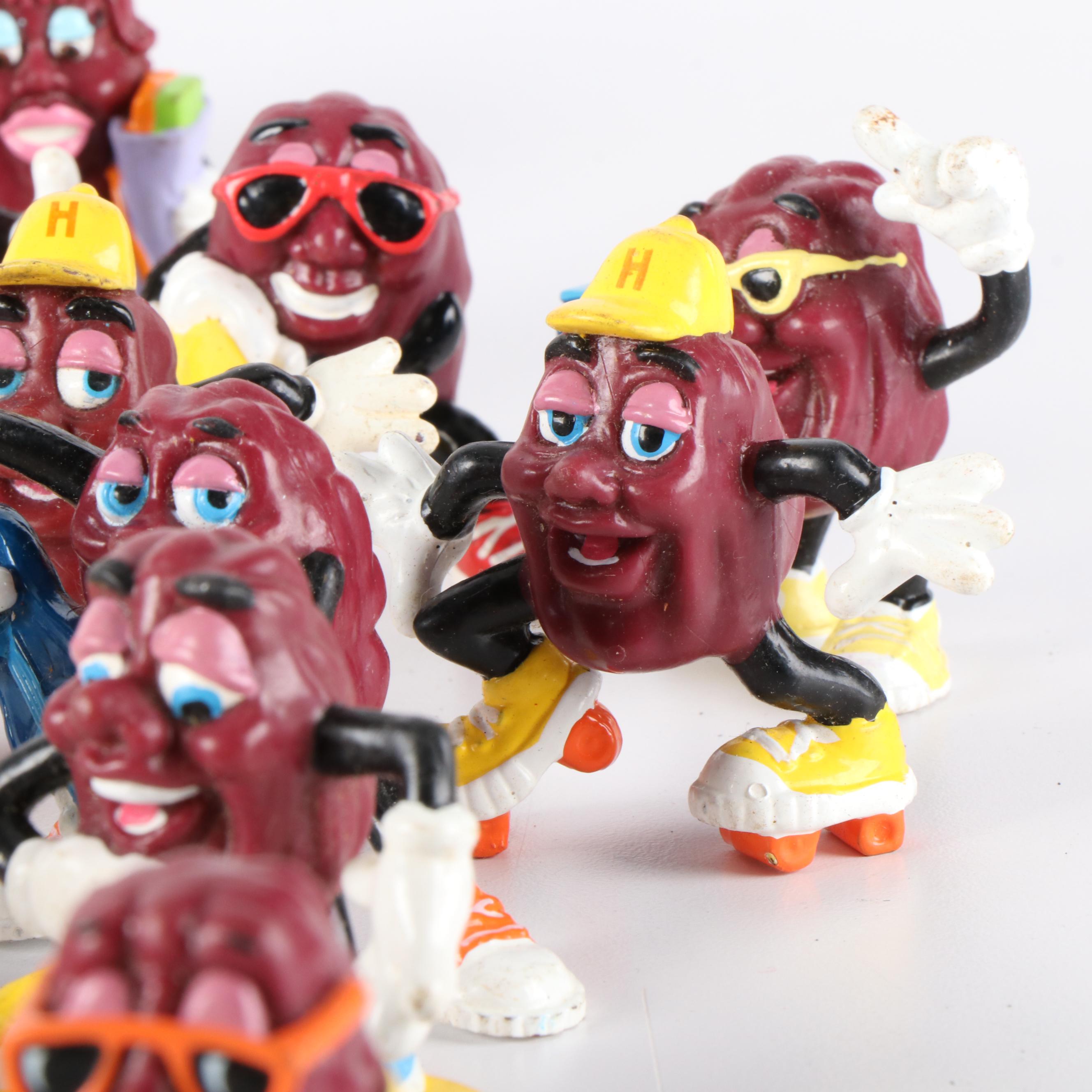 Vintage 80s California Raisins Applause Action Figurines