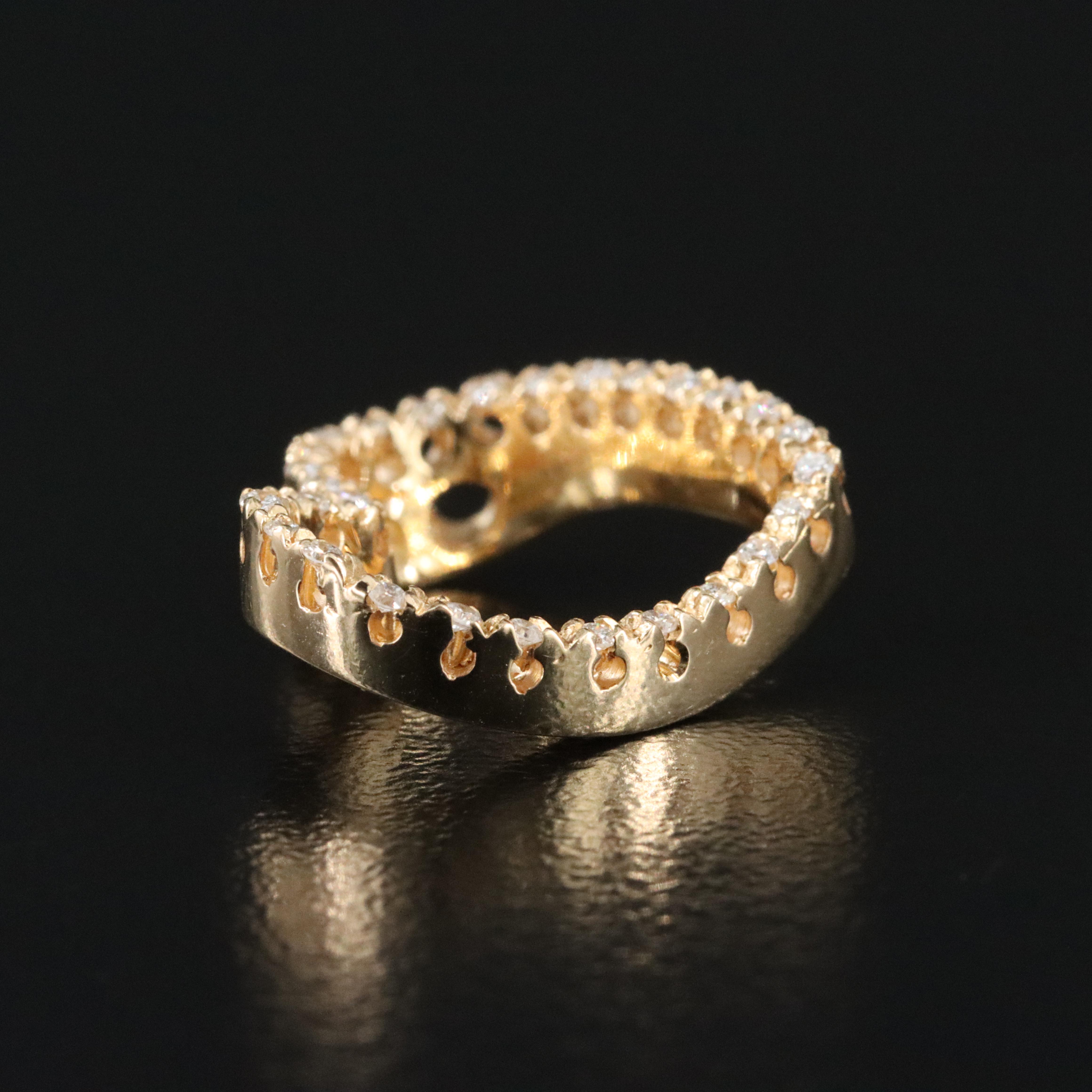 18K 0.18 CTW Diamond Heart Pendant