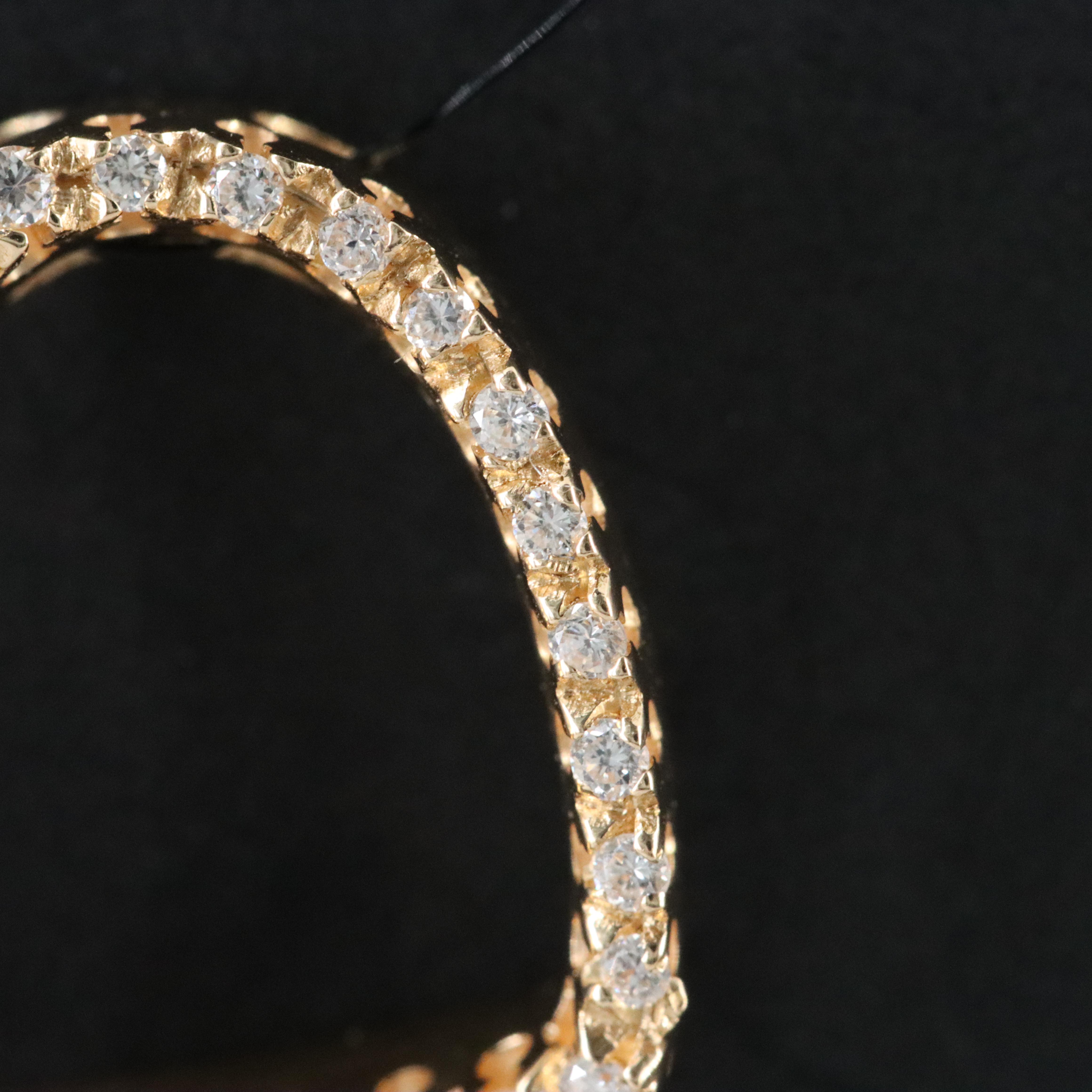 18K 0.18 CTW Diamond Heart Pendant