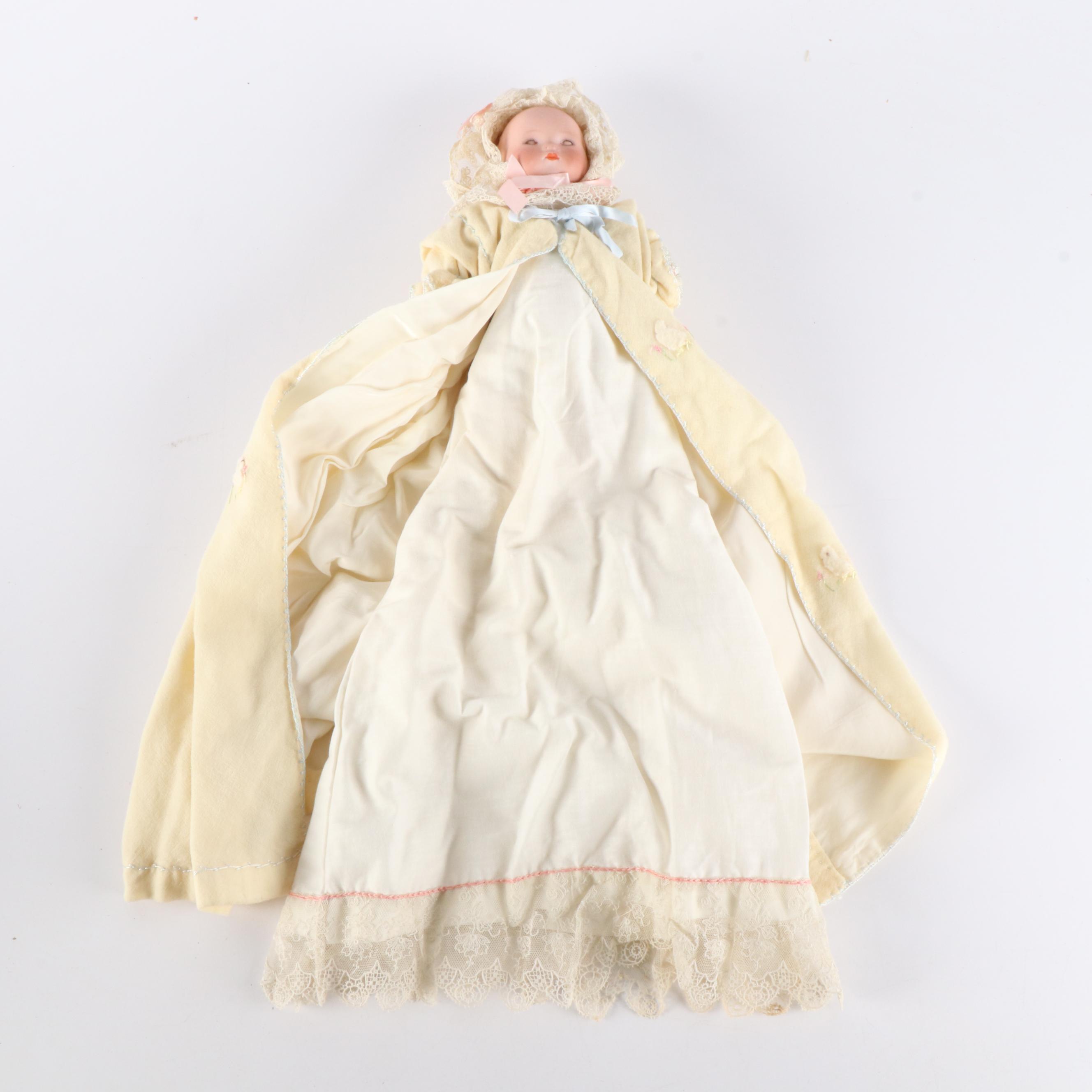 German Armand Marseille "Dream Baby" Bisque Doll, Early 20th Century