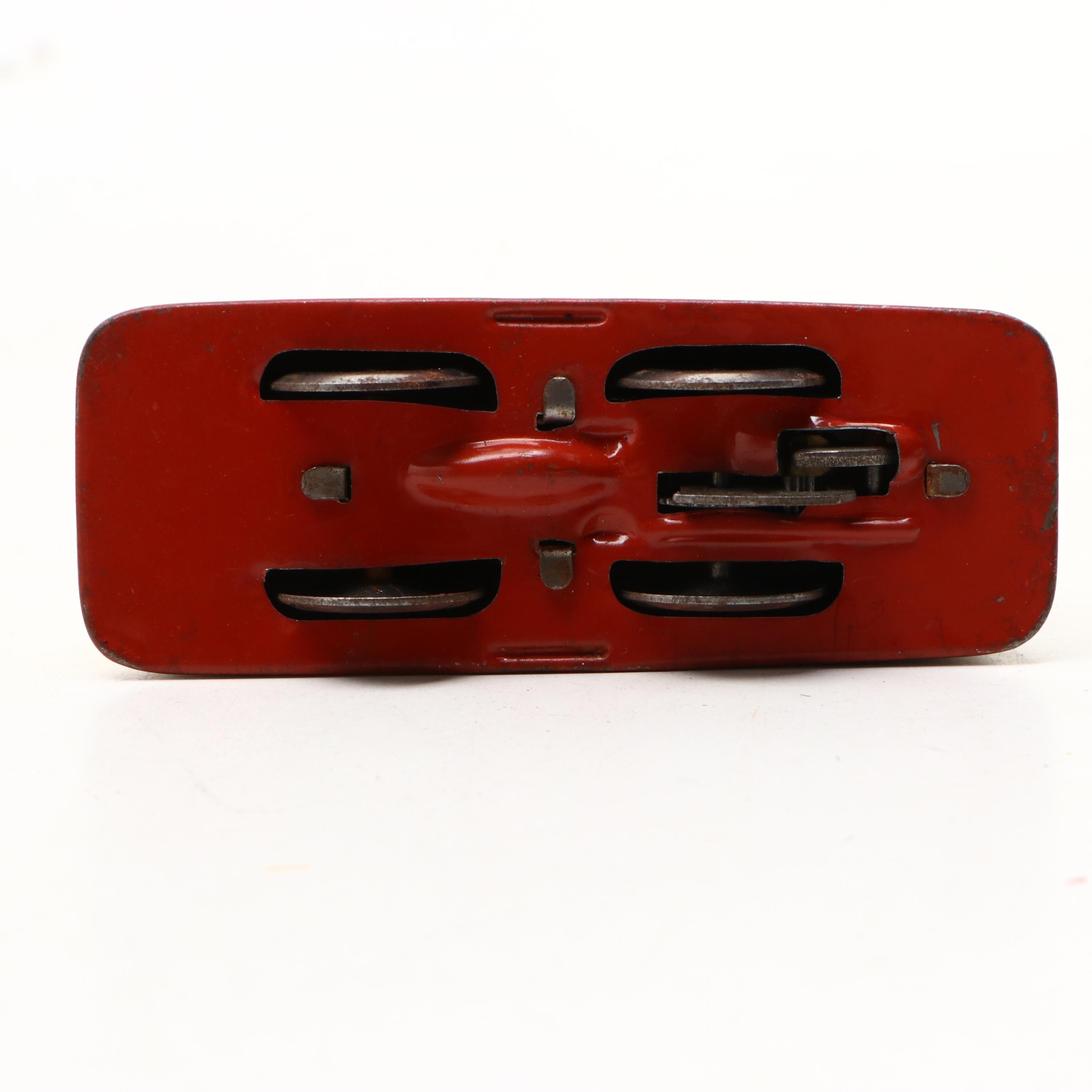 Studebaker Tin Wind-Up Car with More Vintage Toy Cars and Boat