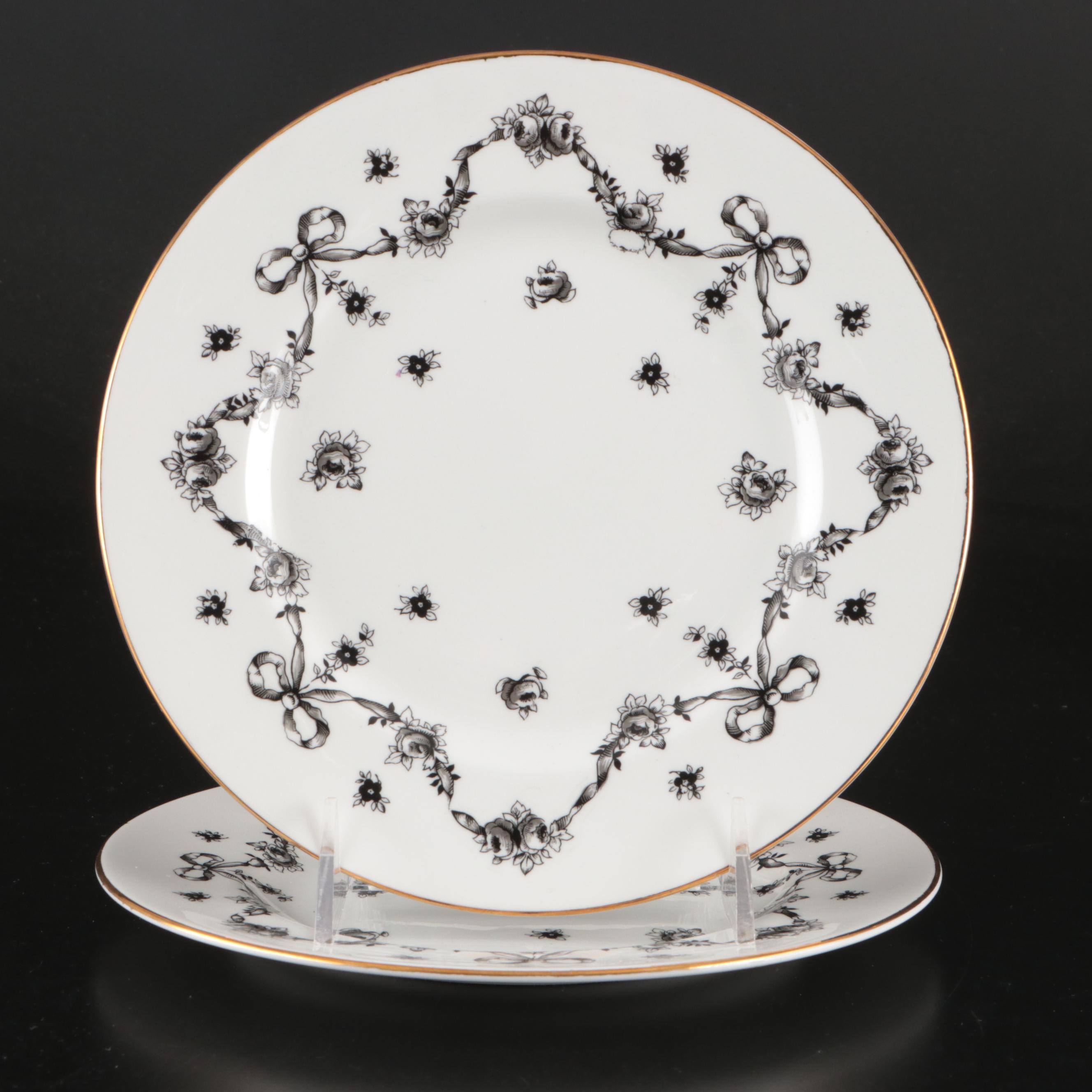 Royal Worchester Reproduction "Georgian" Porcelain Cups and Saucers