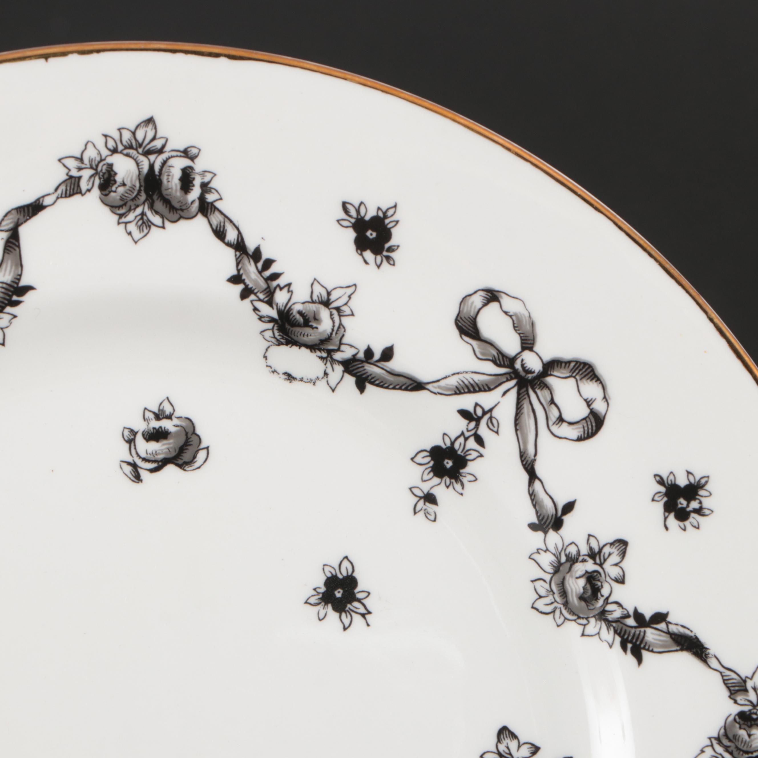 Royal Worchester Reproduction "Georgian" Porcelain Cups and Saucers