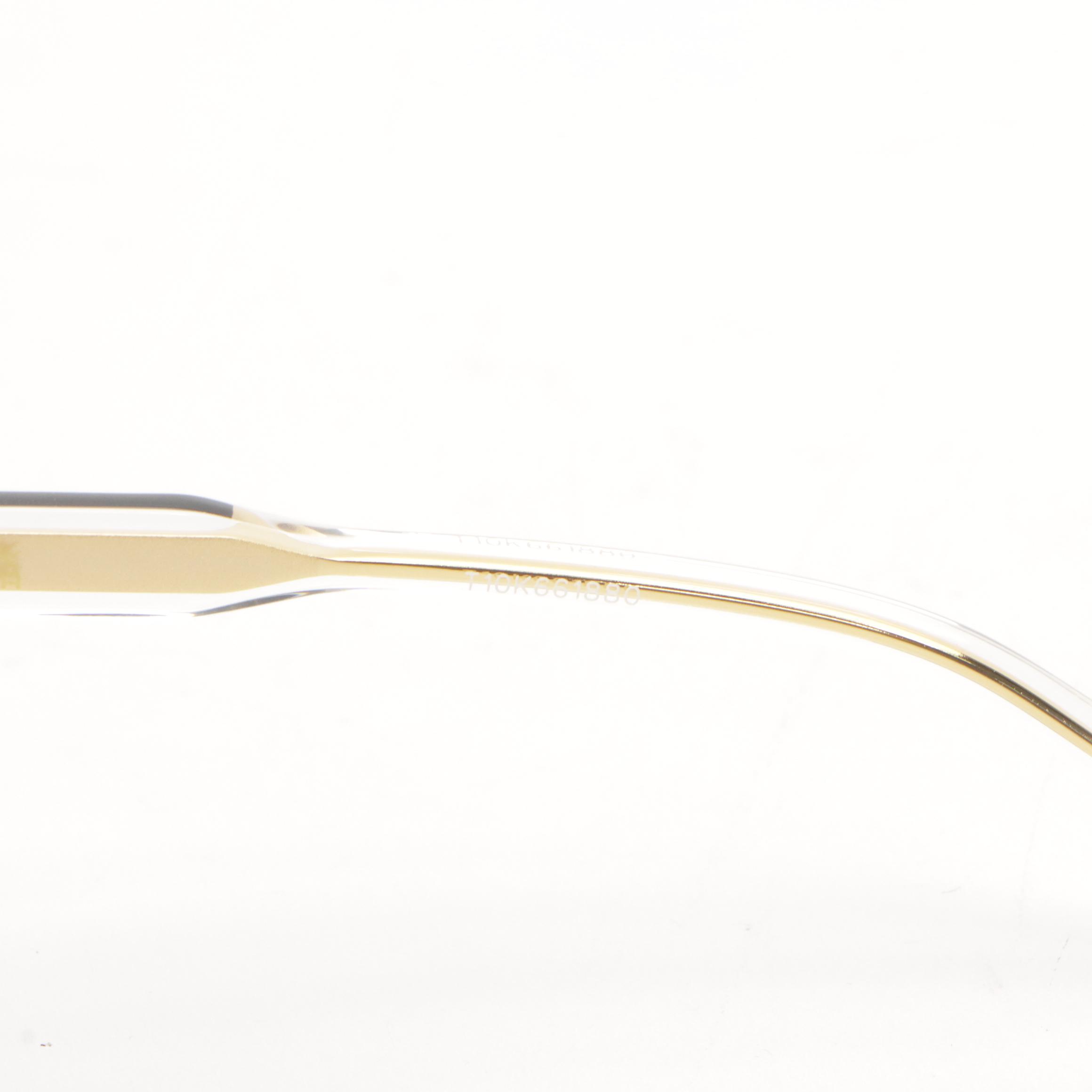 Gucci GG0563SKN Crystal Stem Square Sunglasses with Case