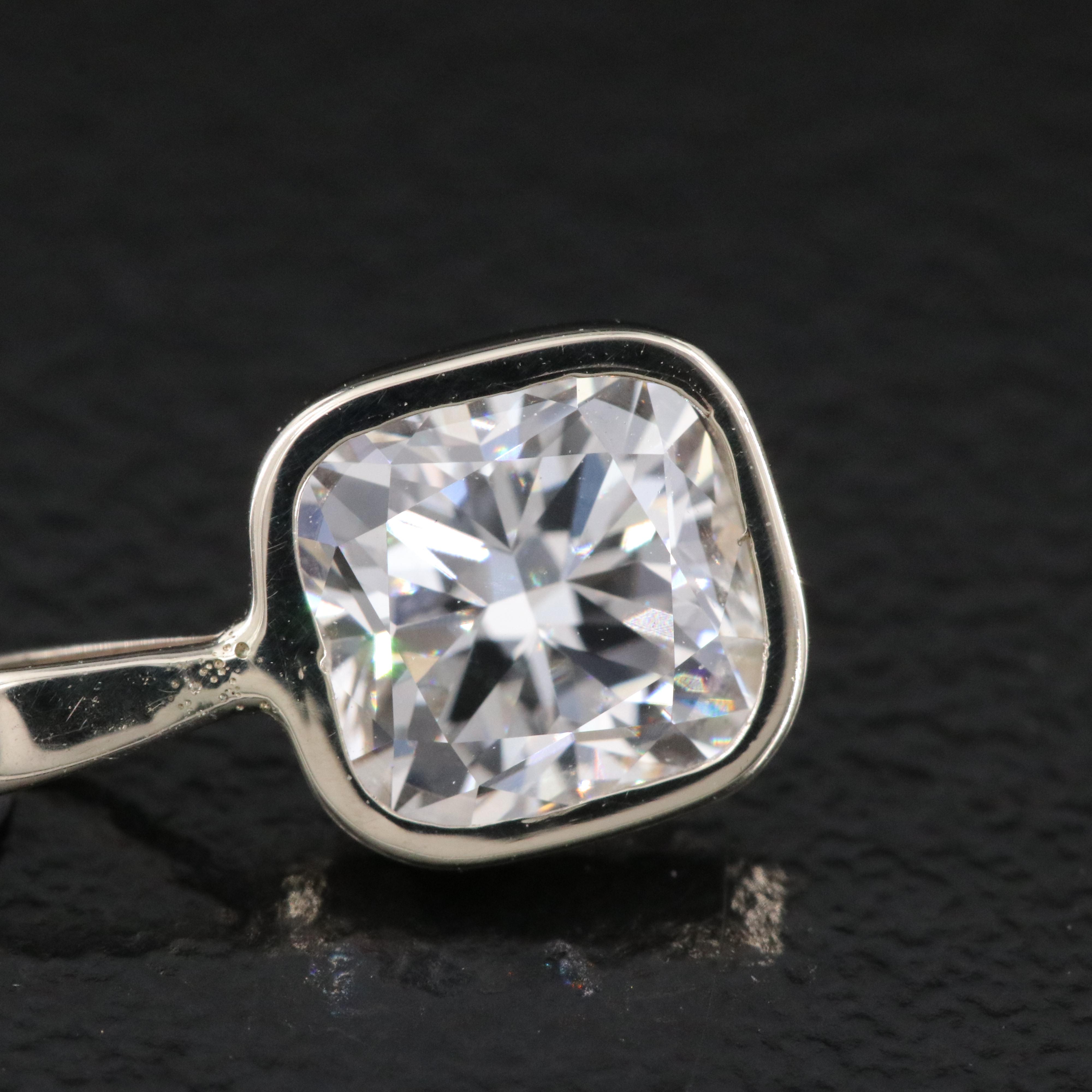 14K 1.11 CT Lab Grown Diamond Solitaire Pendant