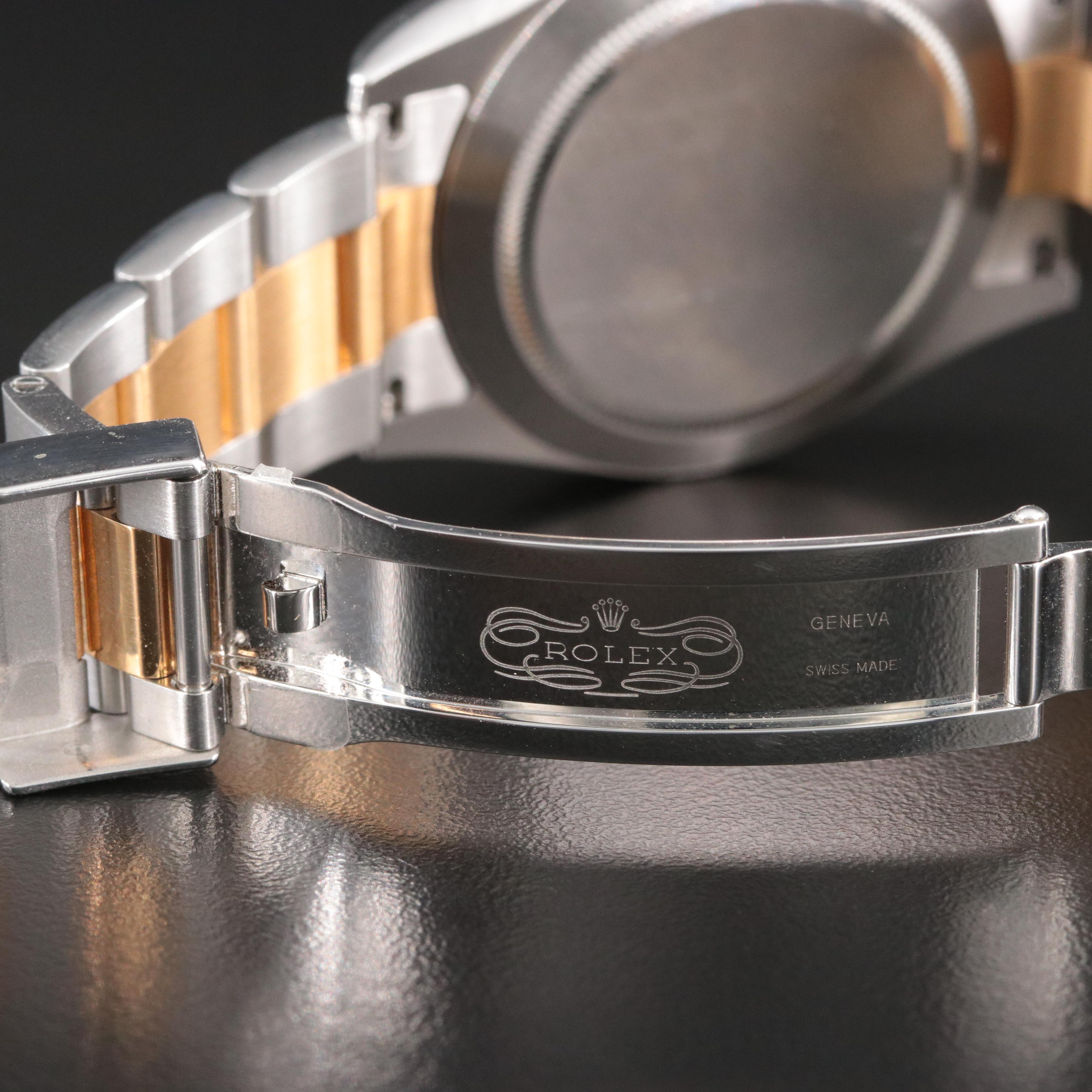 Rolex Cosmograph Daytona Rolesor 18K & Steel Oyster White Chrono Dial Watch