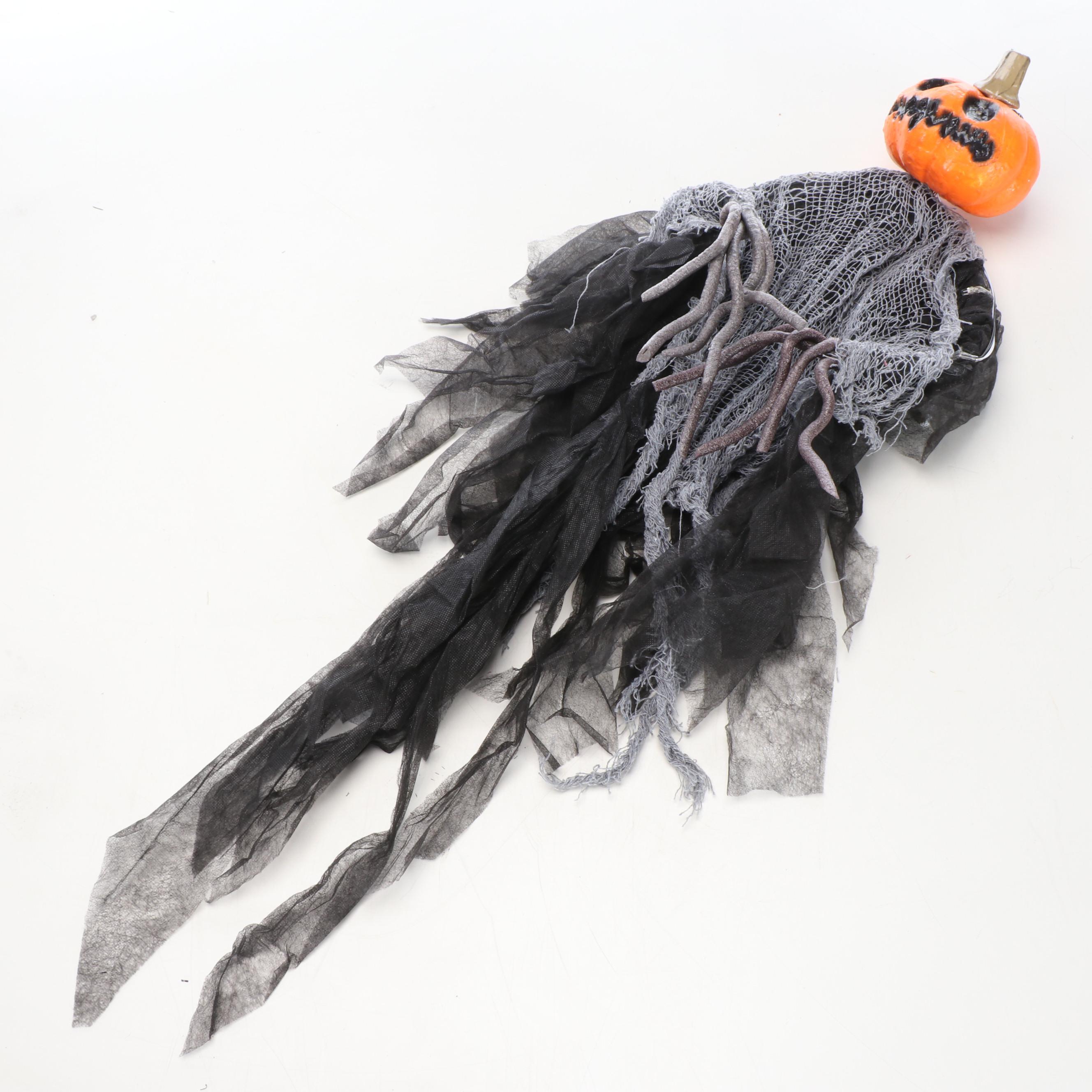 Animated Black Cat, Witches and Other Halloween Decorations