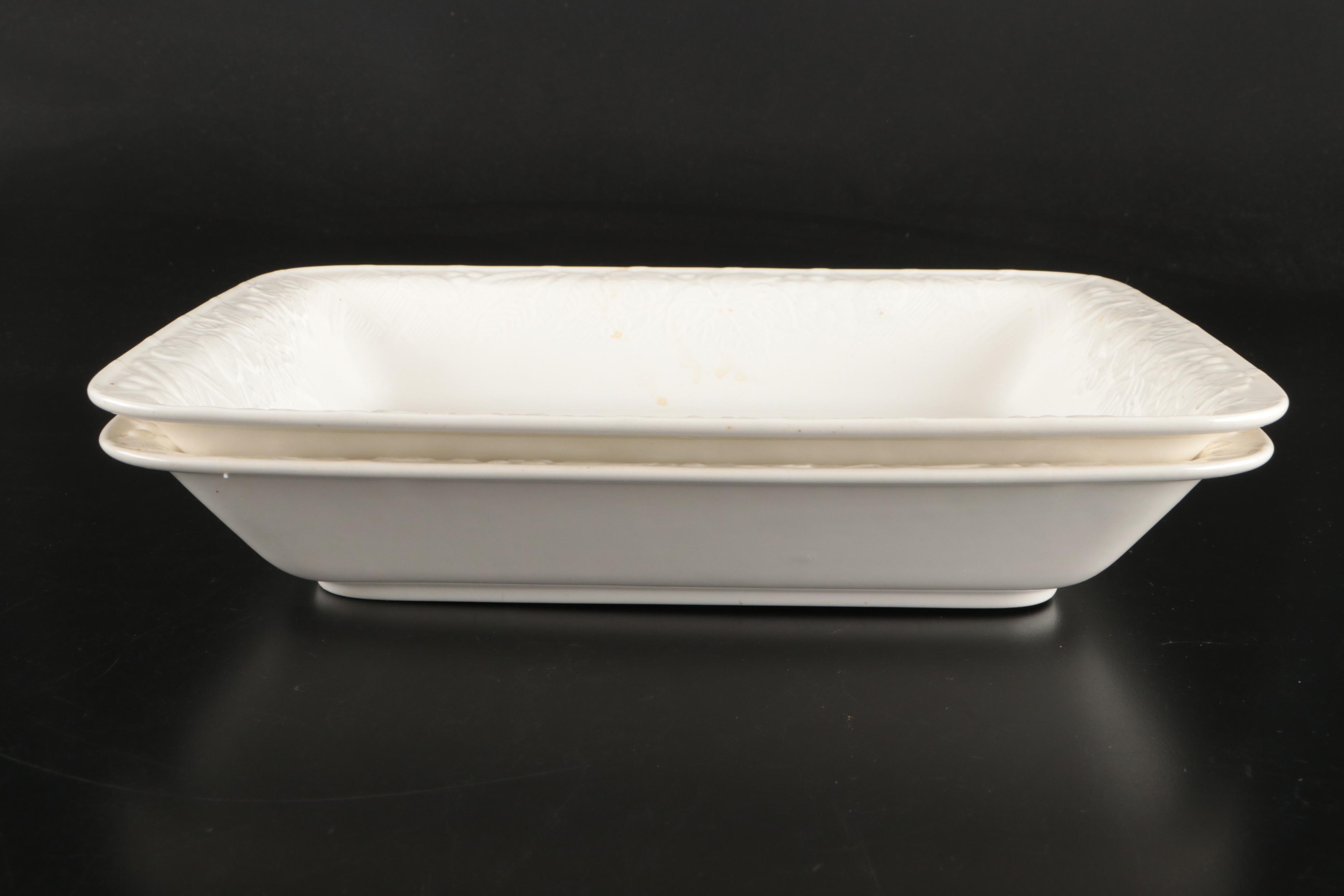 Mikasa Porcelain "English Countryside" Bakeware with Porcelain Serving Bowls