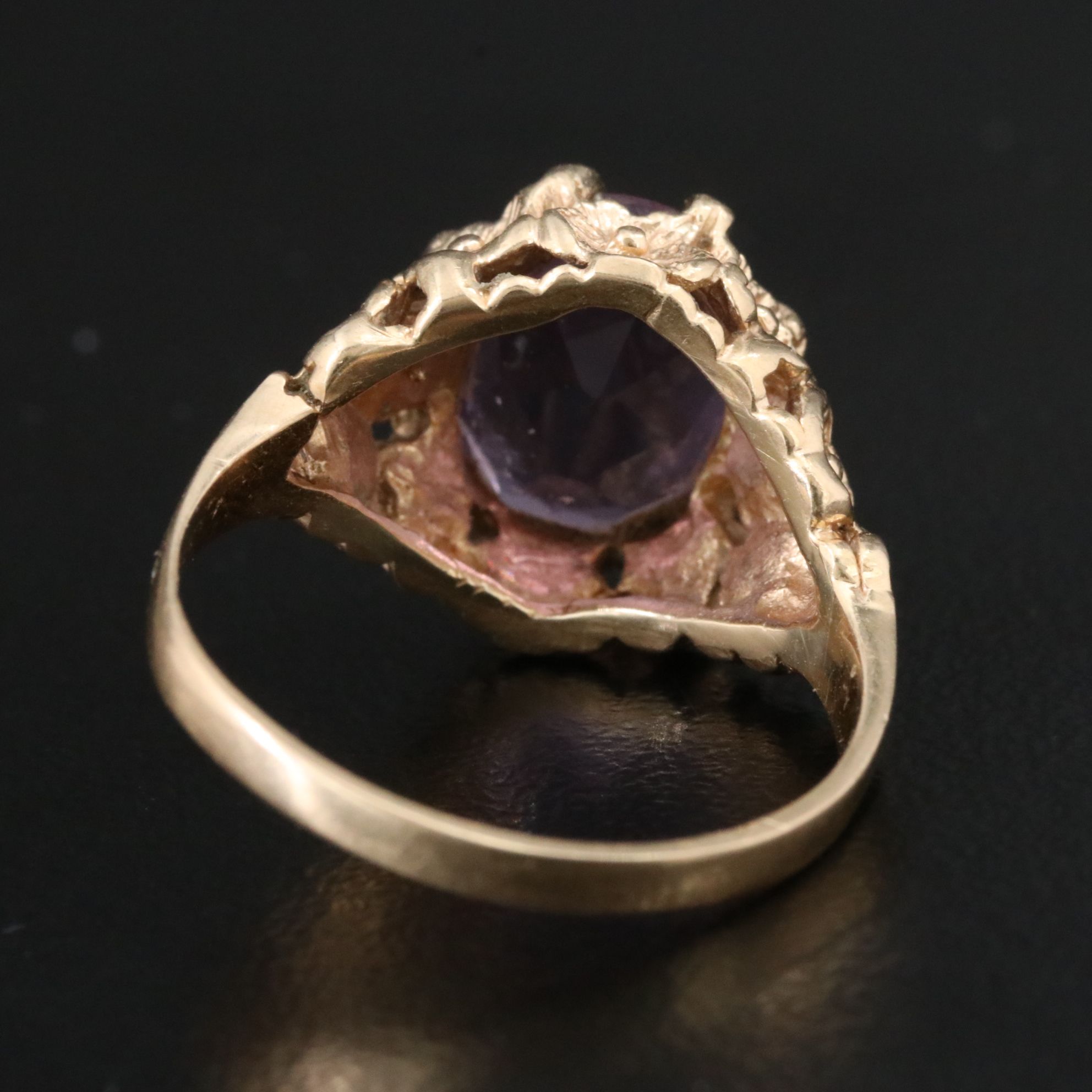 14K Amethyst Ring