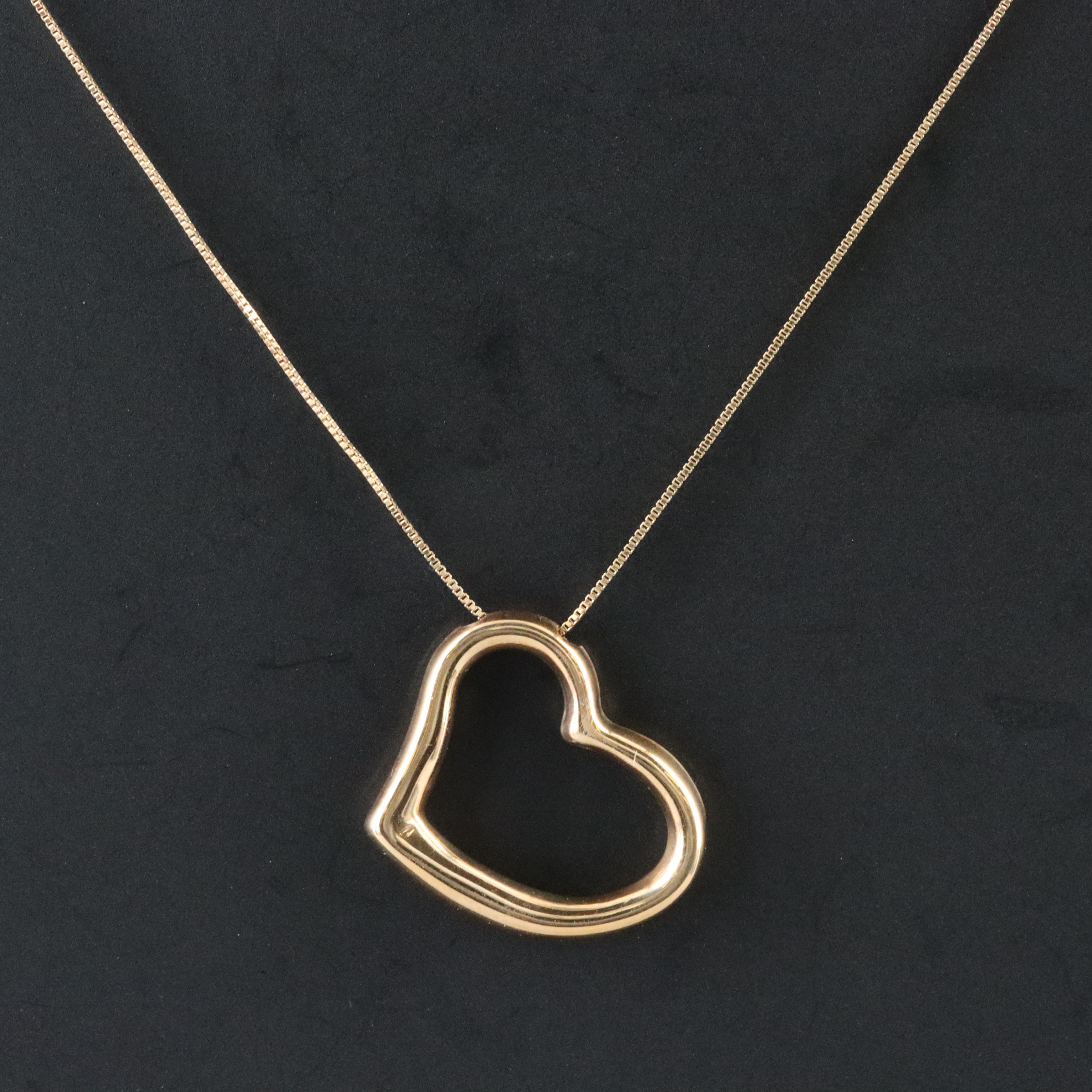 10K Heart Necklace