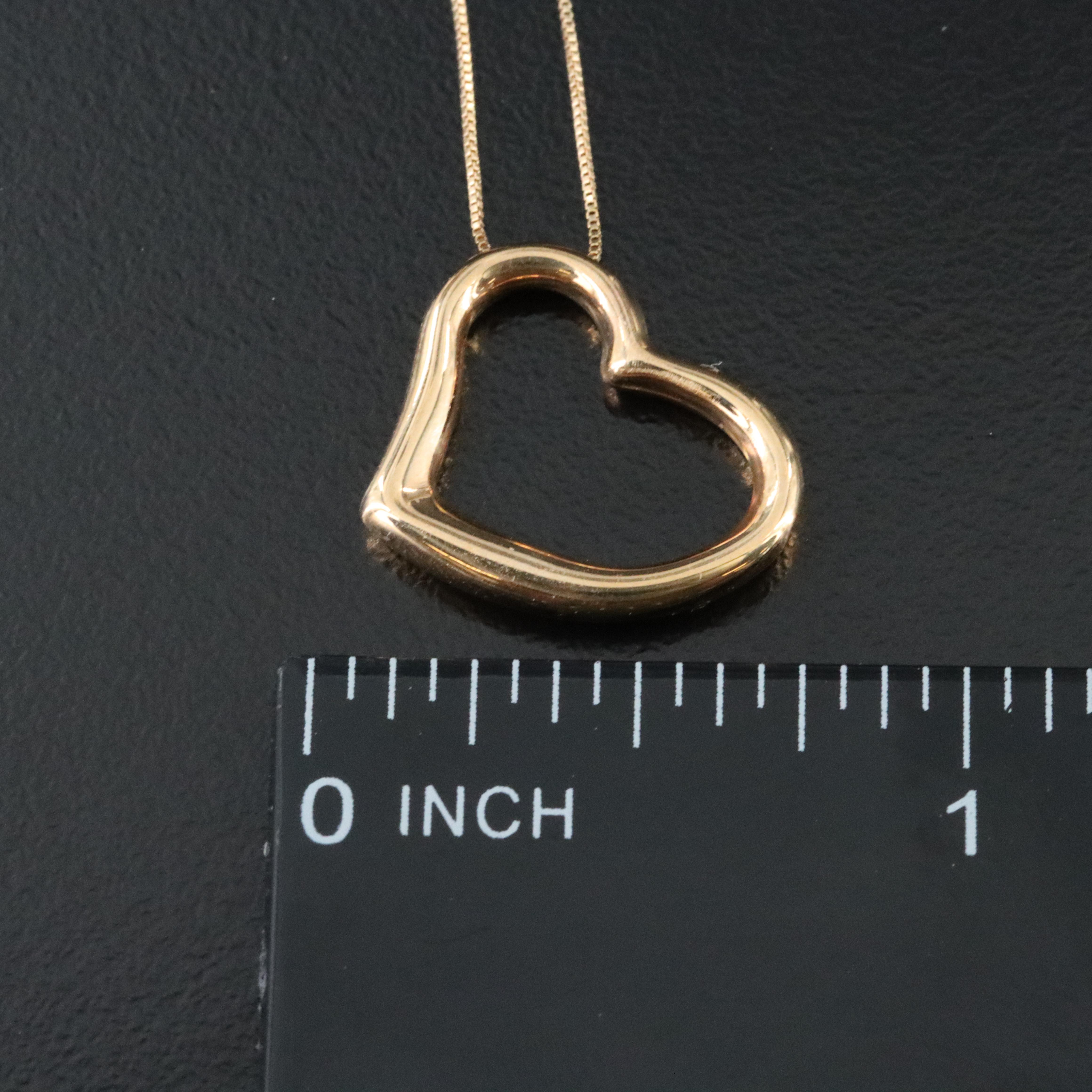 10K Heart Necklace