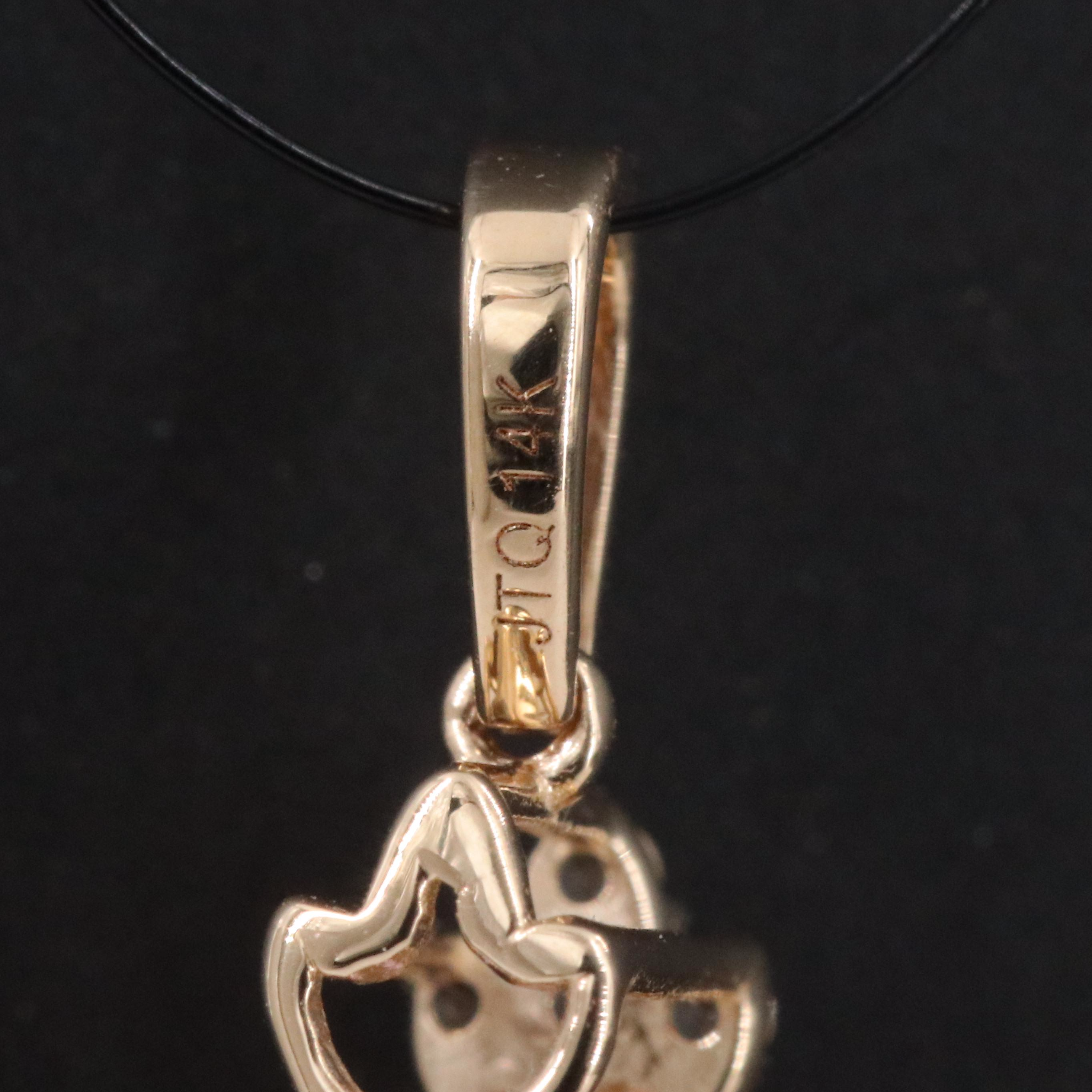 14K 8.30 CT Kunzite and White Sapphire Ring