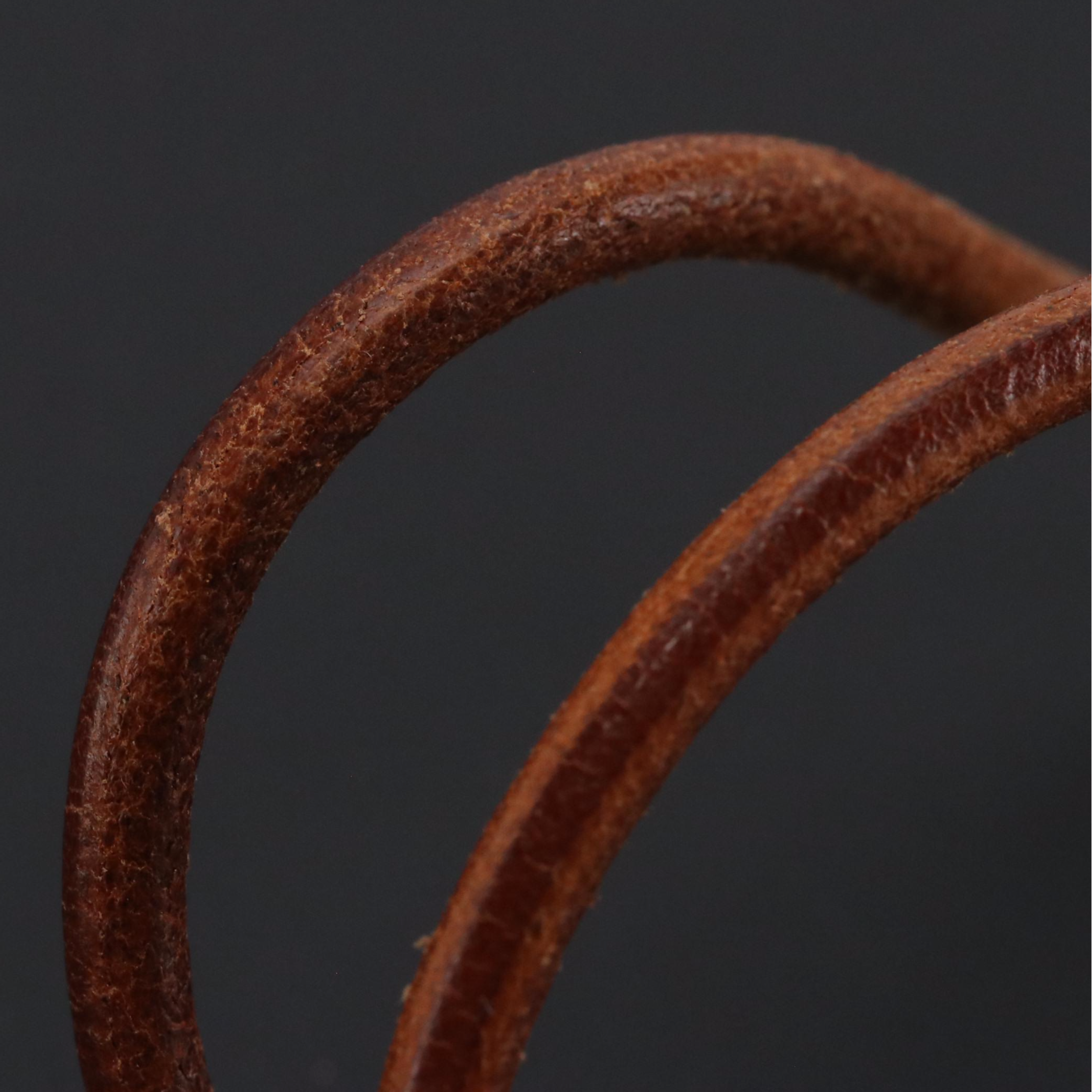 Hermès Atame Double Tour Leather Bracelet in Box