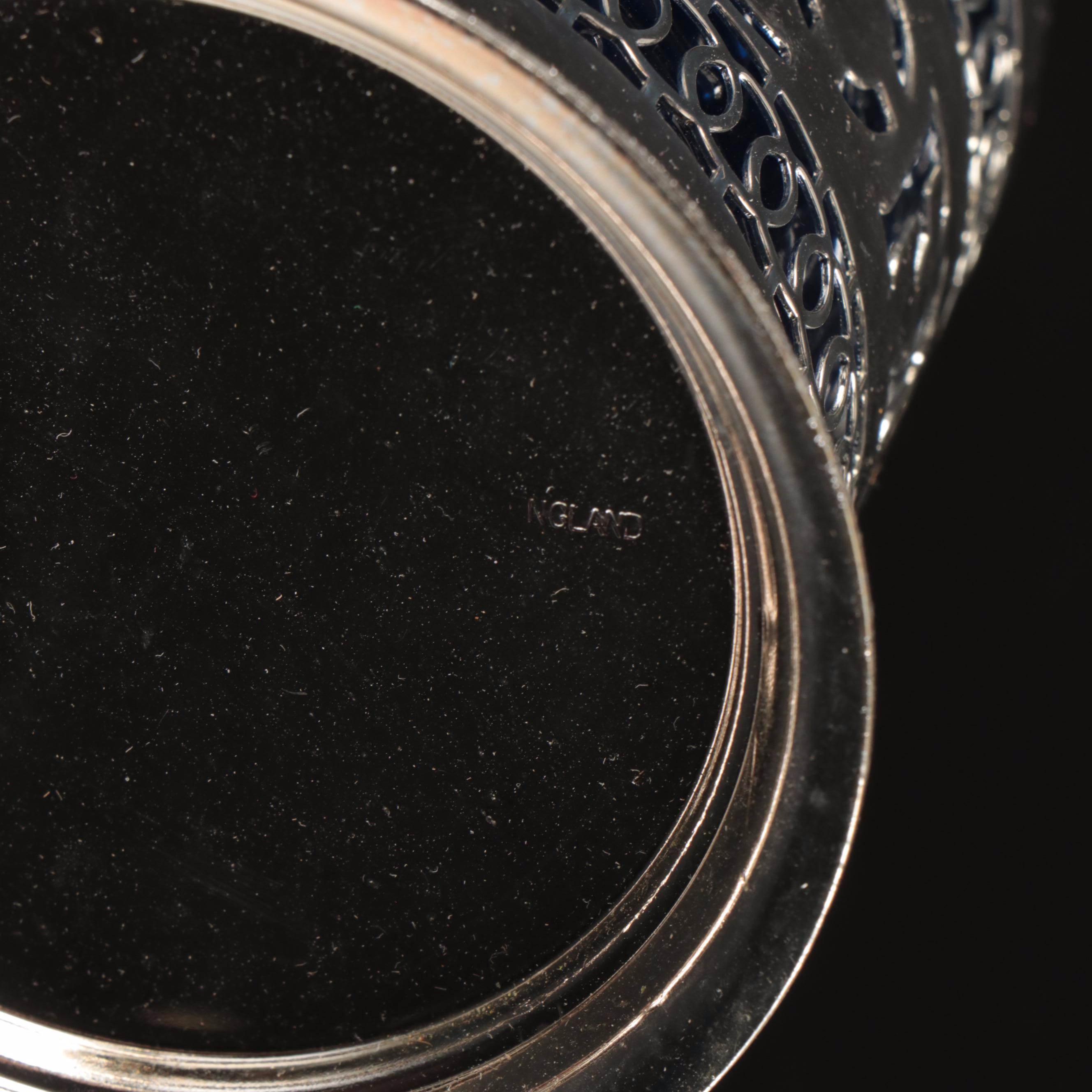 English Metal Coffee and Sugar Tins, Silver Plate Spoons and Metal Serving Trays