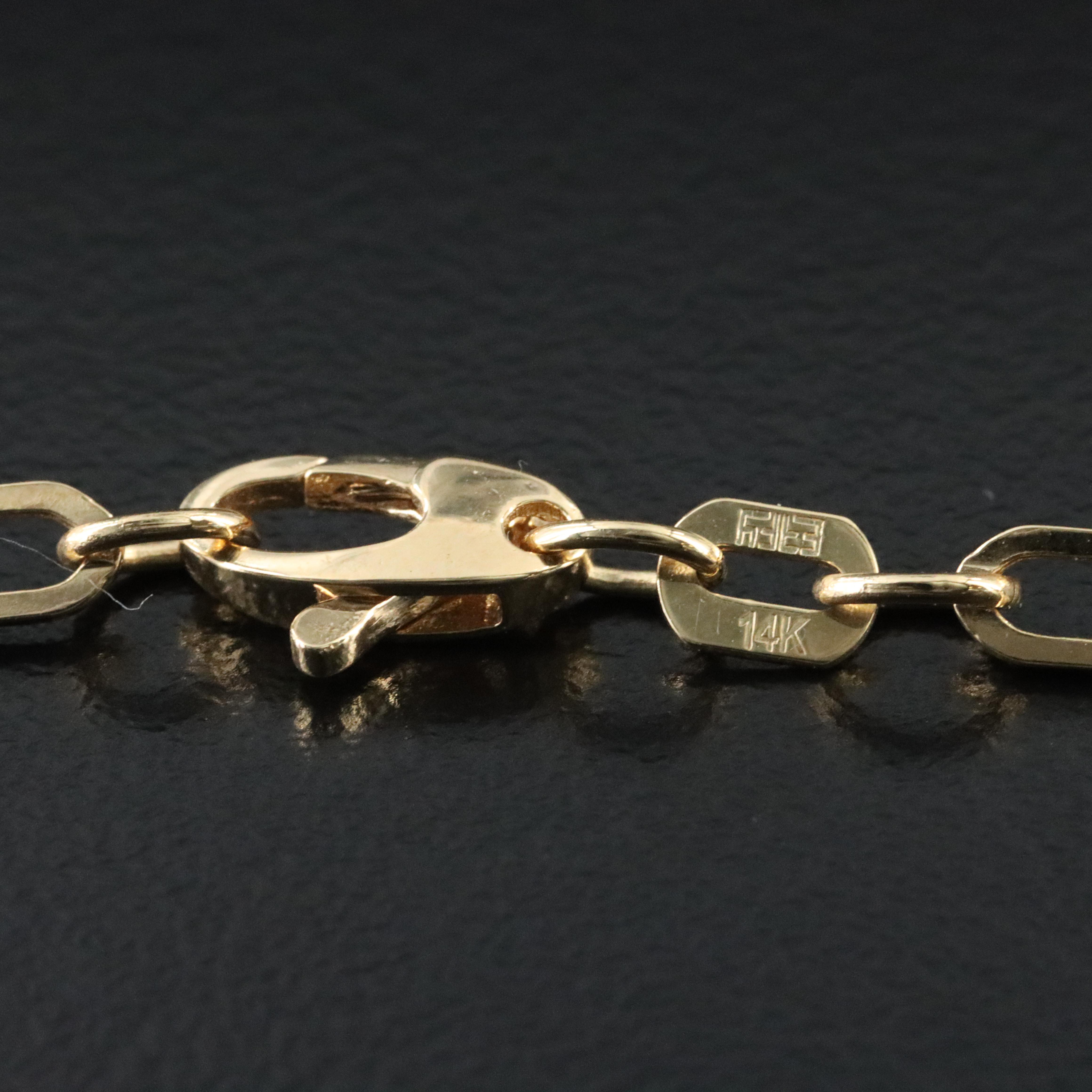 EFFY 14K Paper Clip Chain Necklace