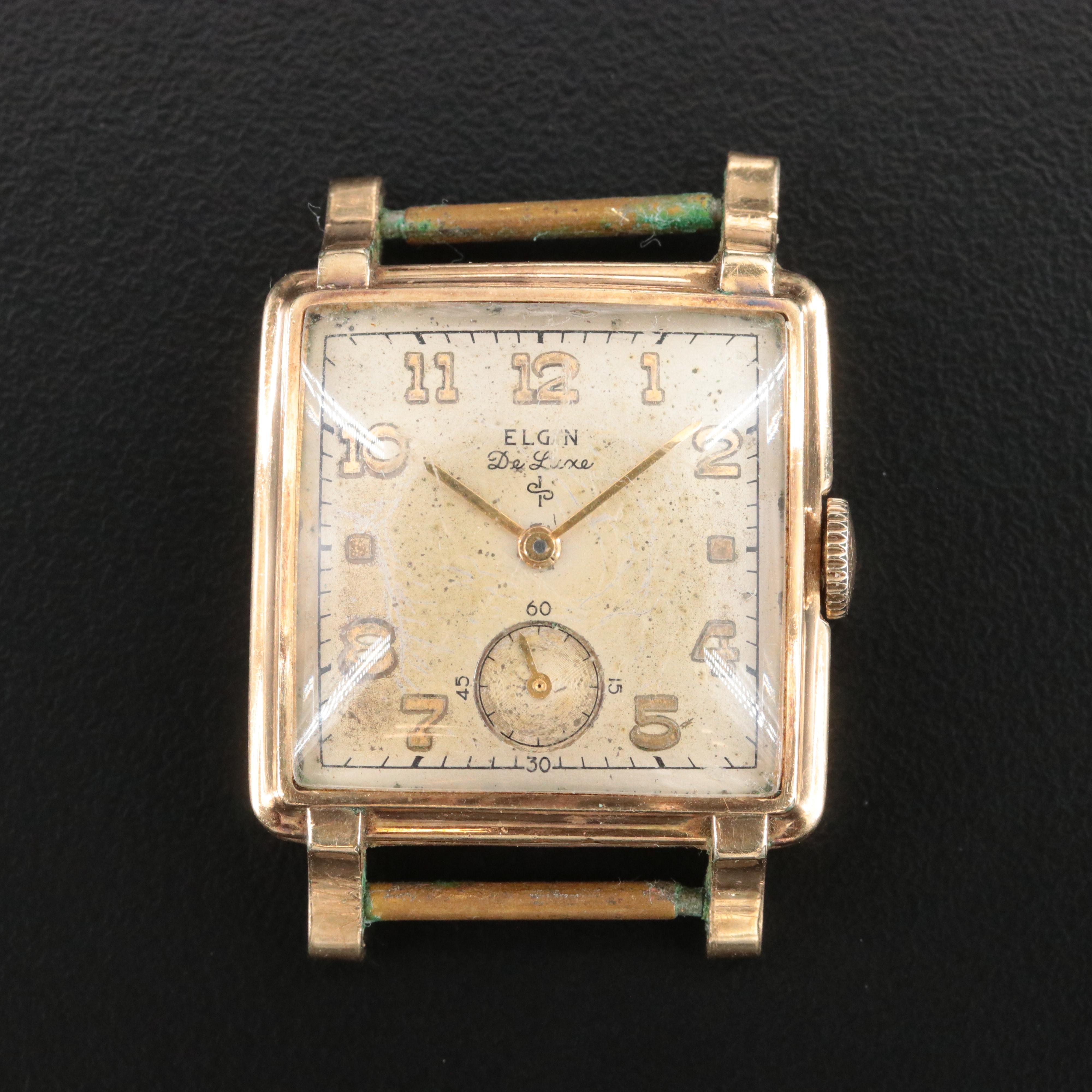 Elgin Deluxe Gold Filled Vintage Watch