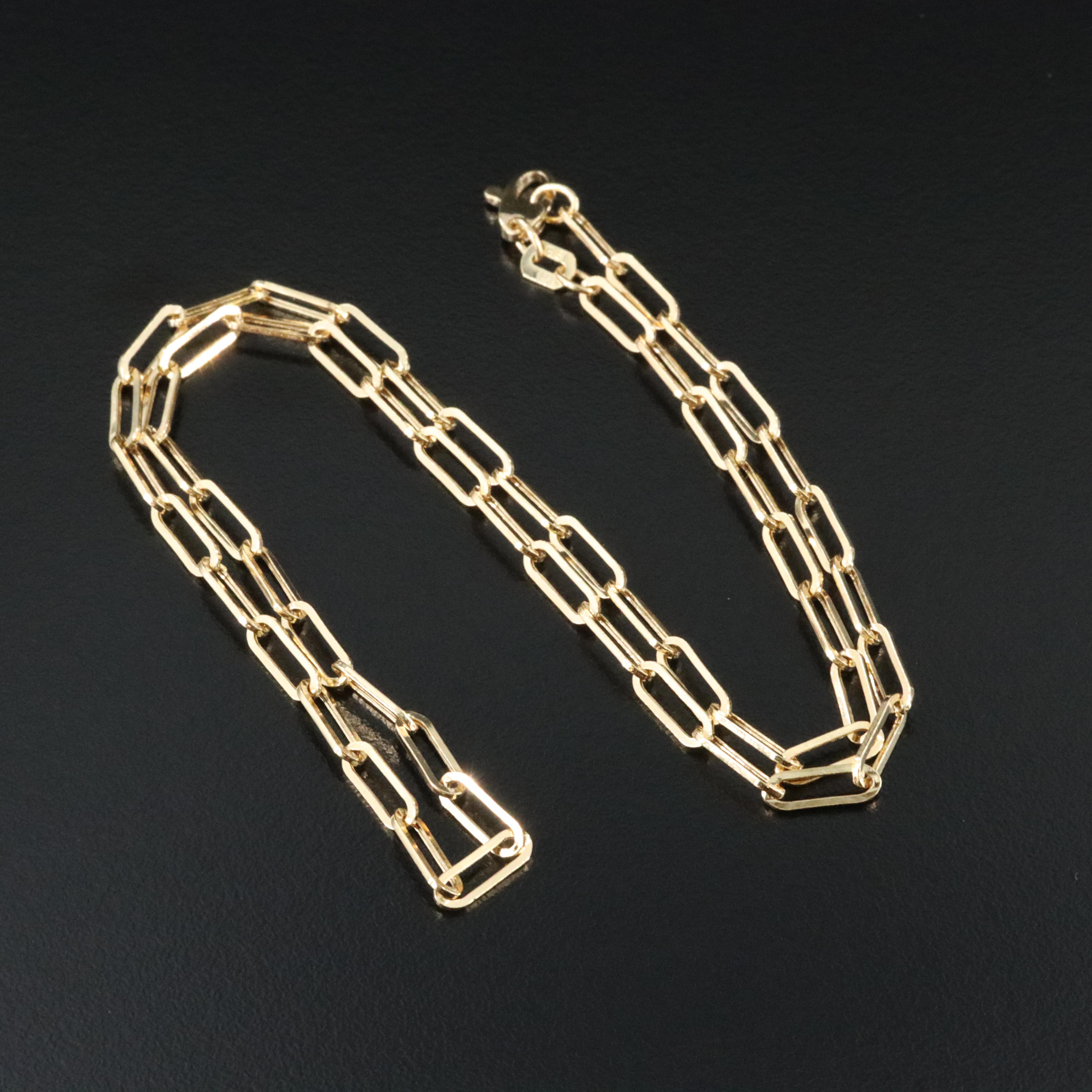 EFFY 14K Paper Clip Chain Necklace