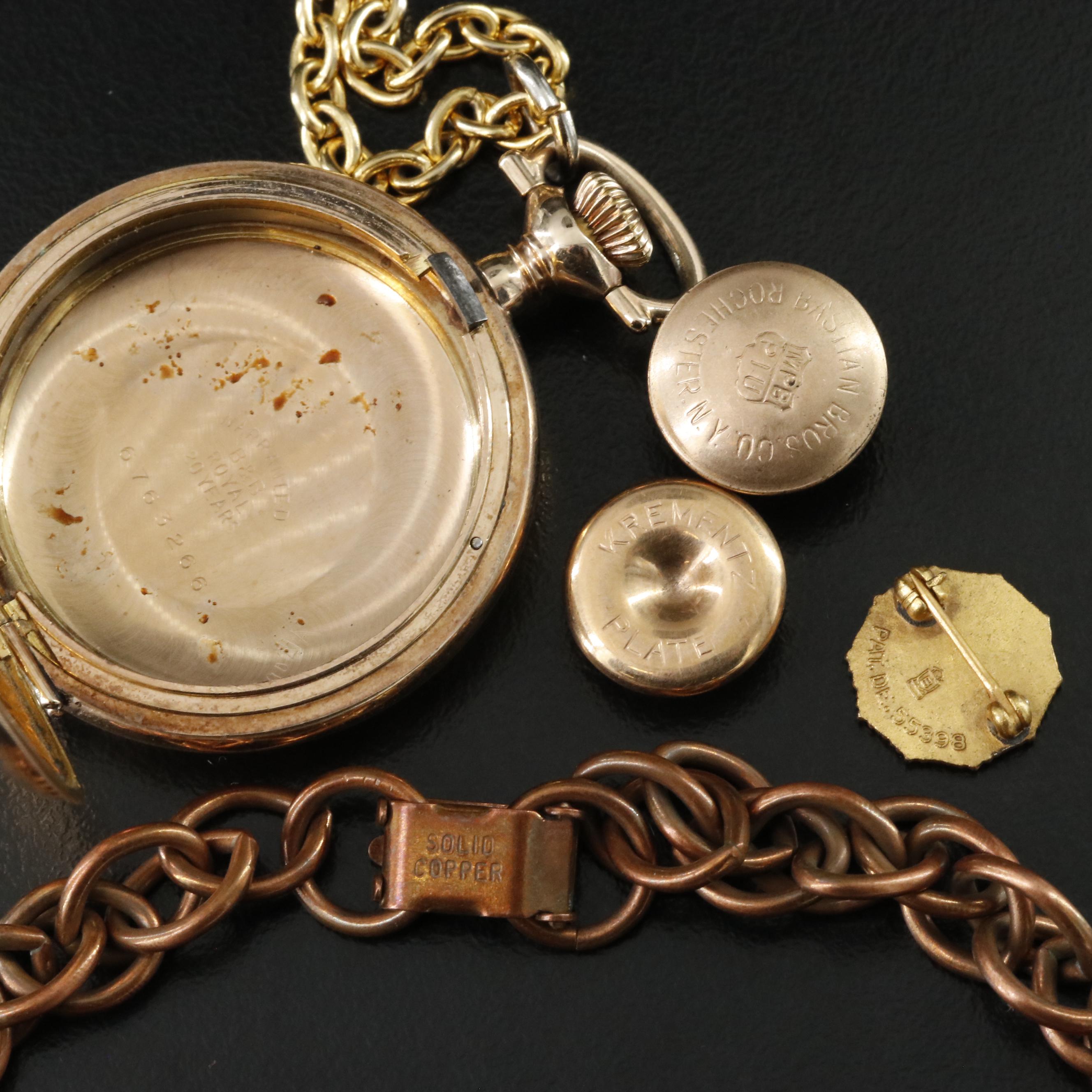 Krementz Shirt Studs and Abalone Featured in Vintage Jewelry Collection